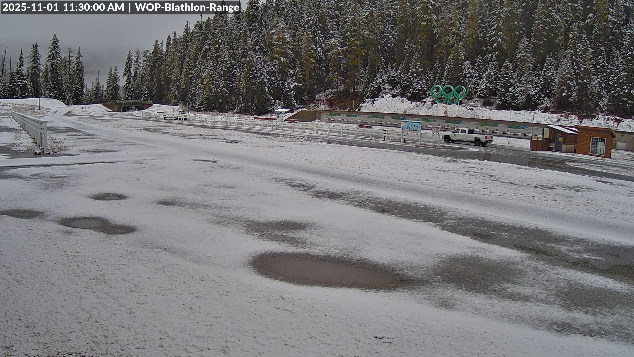 View looking North East to the Olympic Biathlon Range