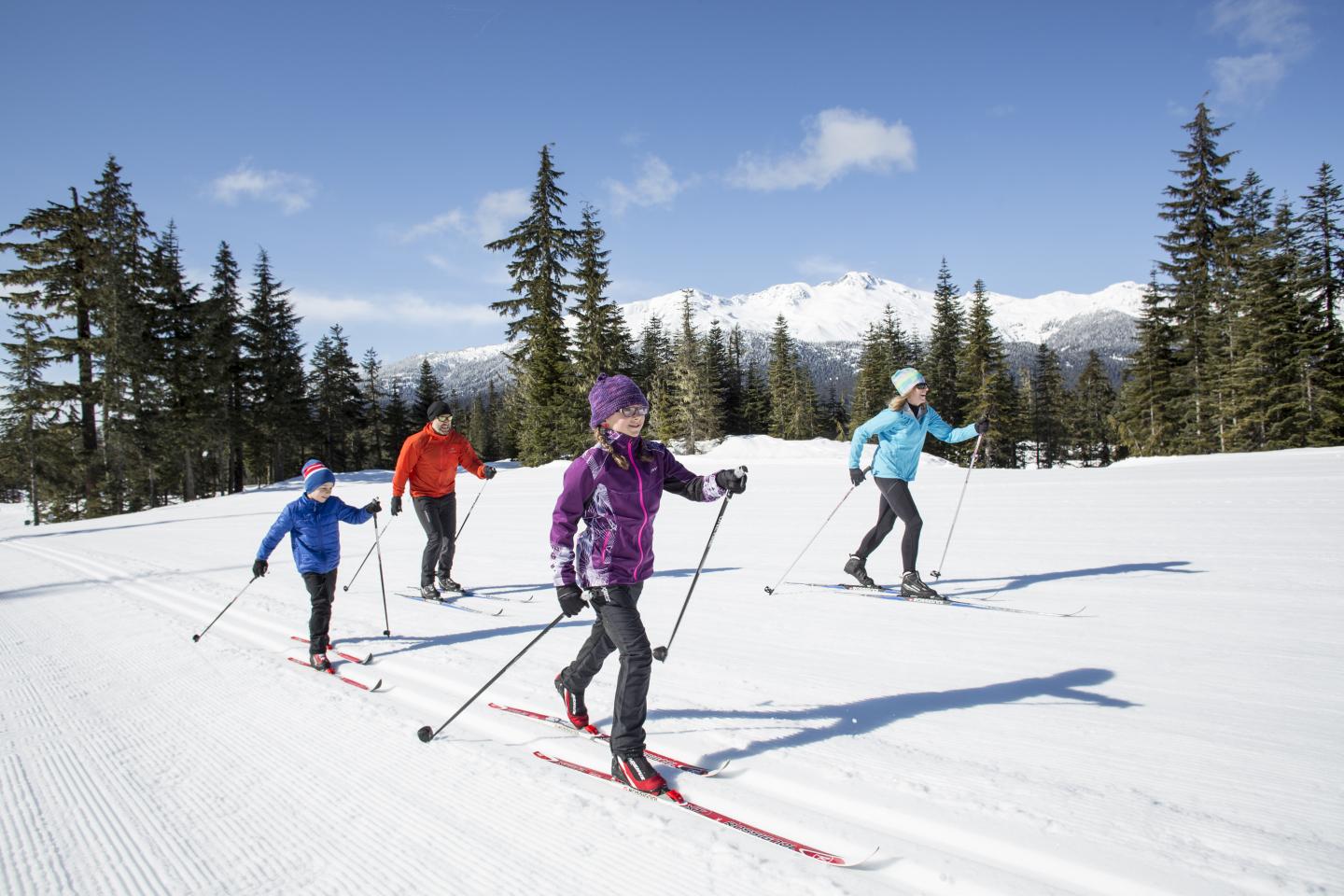 family nordics skiing