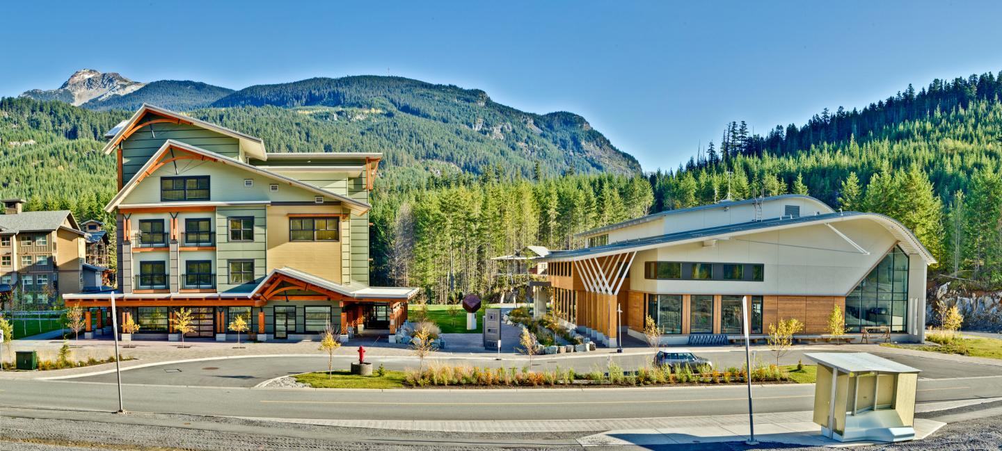 Athletes' Centre in spring time