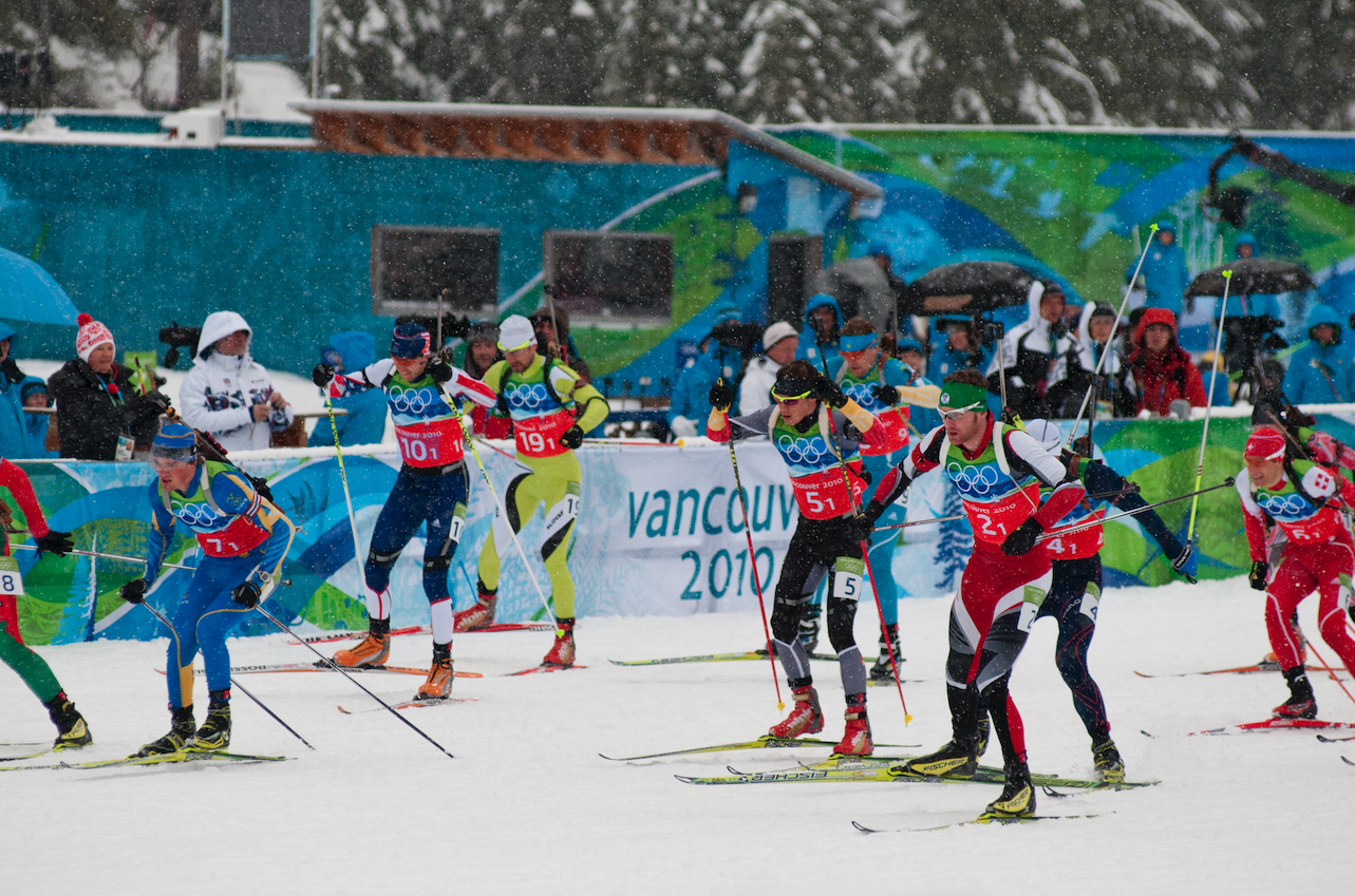 biathlon racers