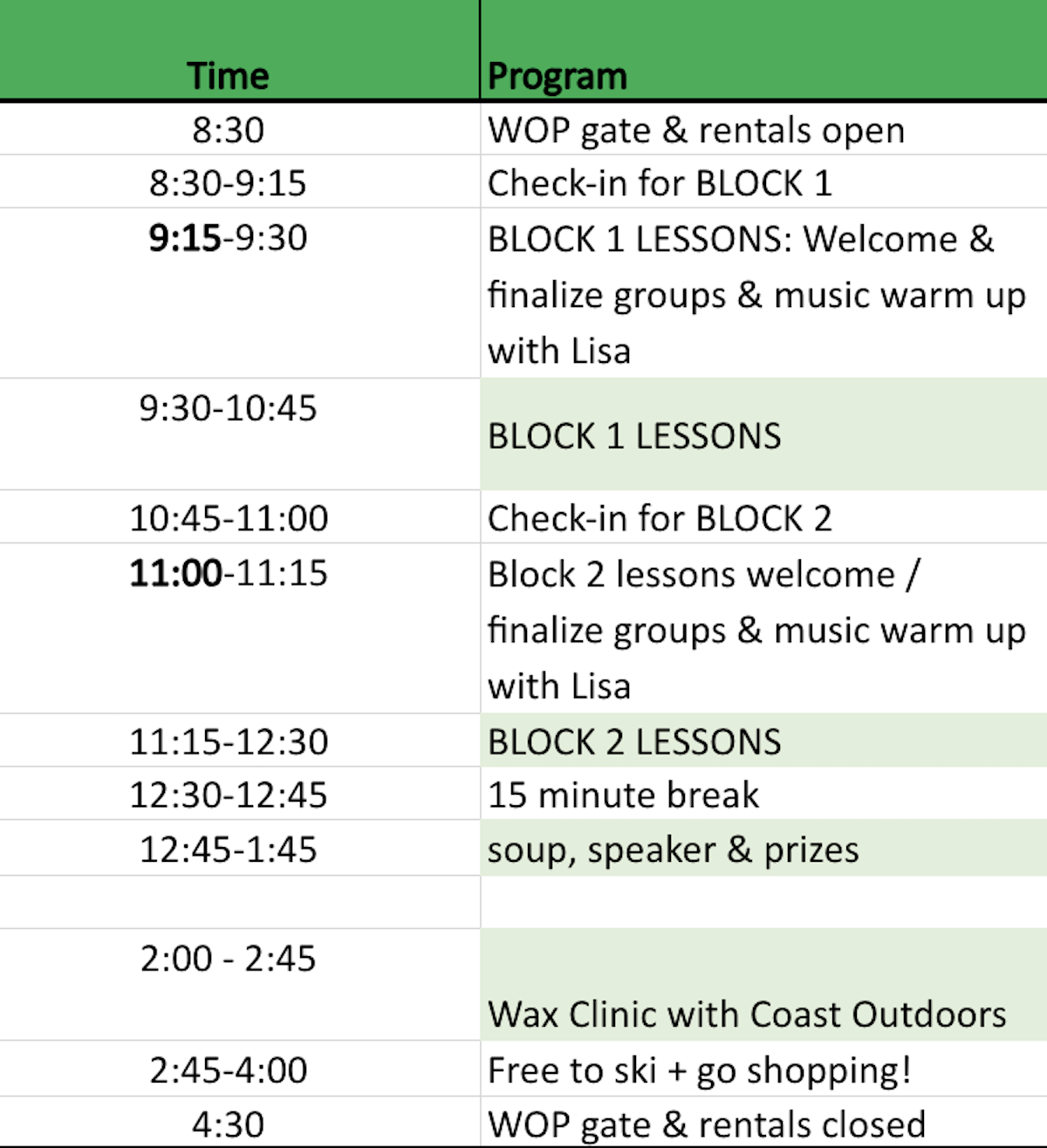 WeRise 2024 Schedule Edited
