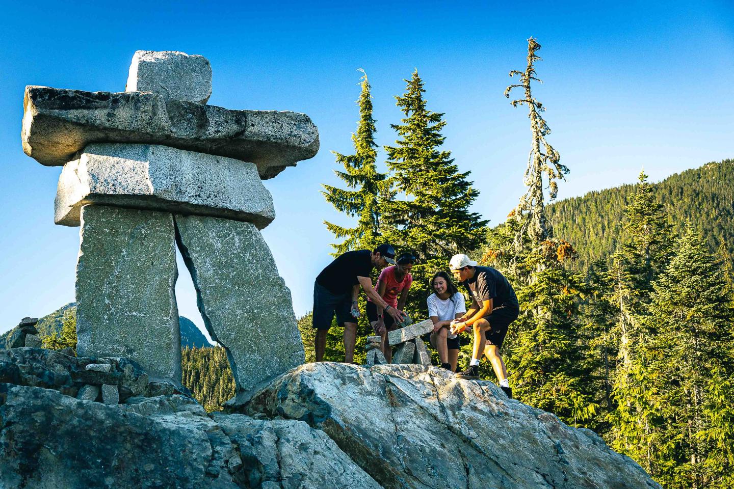 Whistler Olympic Park Daylodge Inukshuk