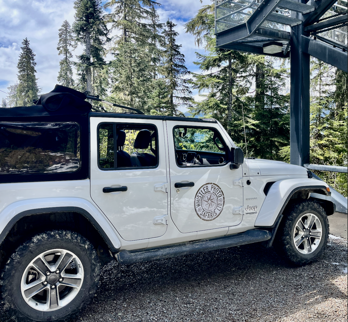 Whistler Photo Safari White Jeep