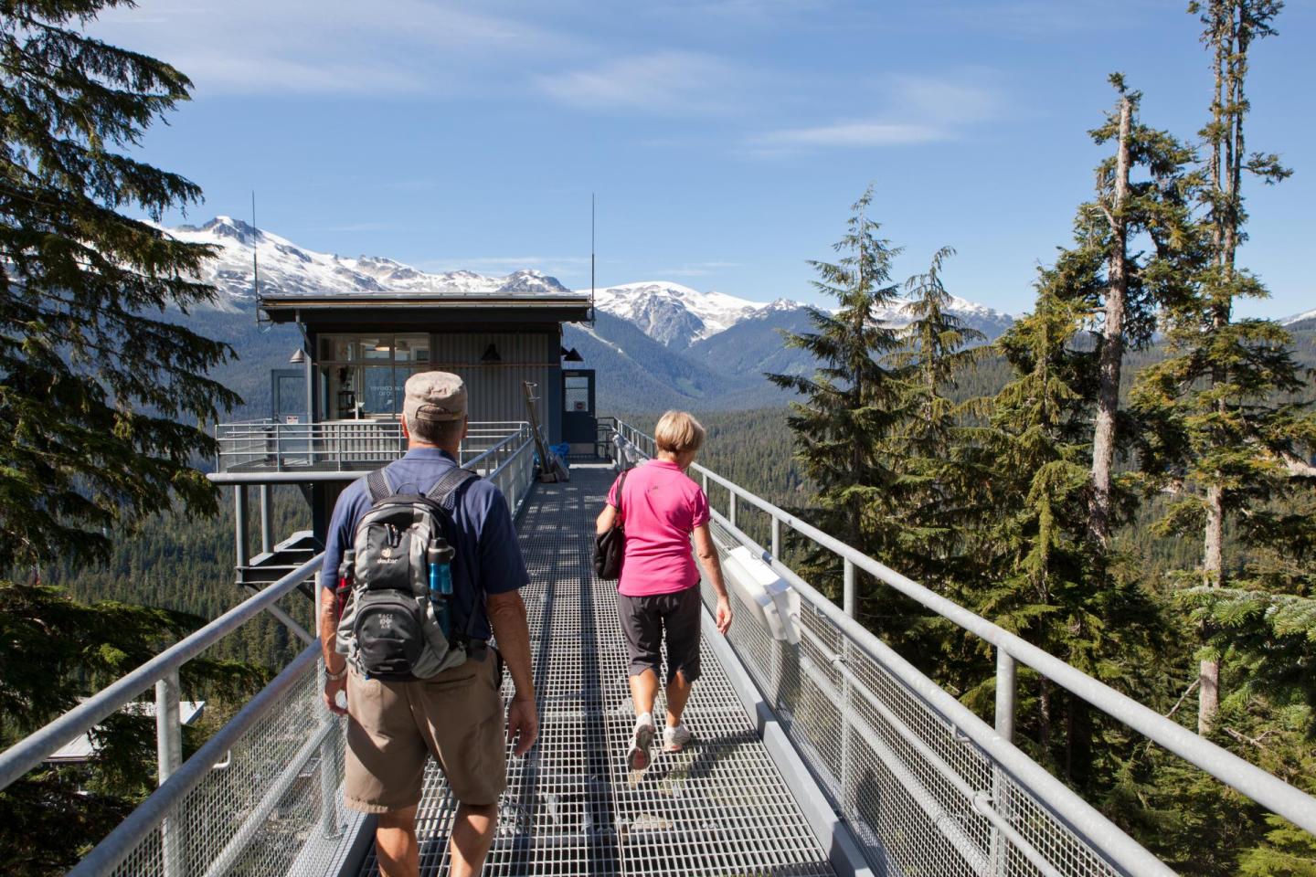top of ski jump whistler olympic park