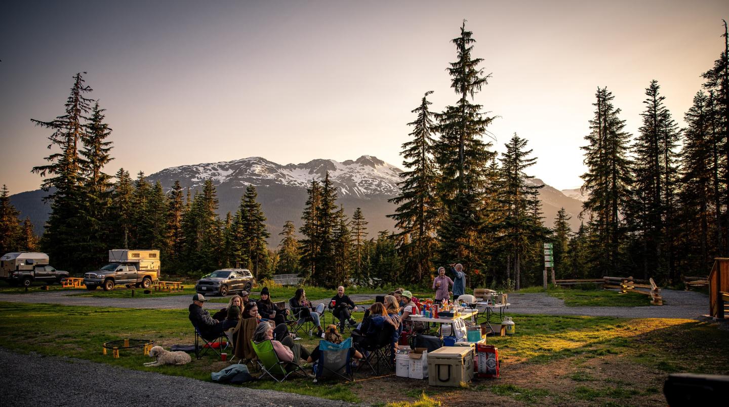 Group Camping Whistler
