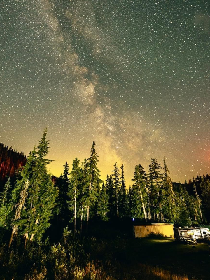starry nights at Whistler Olympic Park