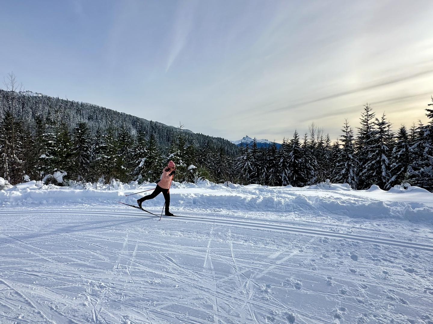 Whistler Olympic Park skiing ski jump loop