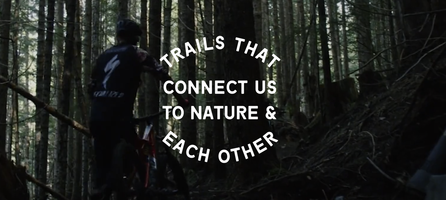 Cyclist in forest surrounded by tall trees SORCA RIDES
