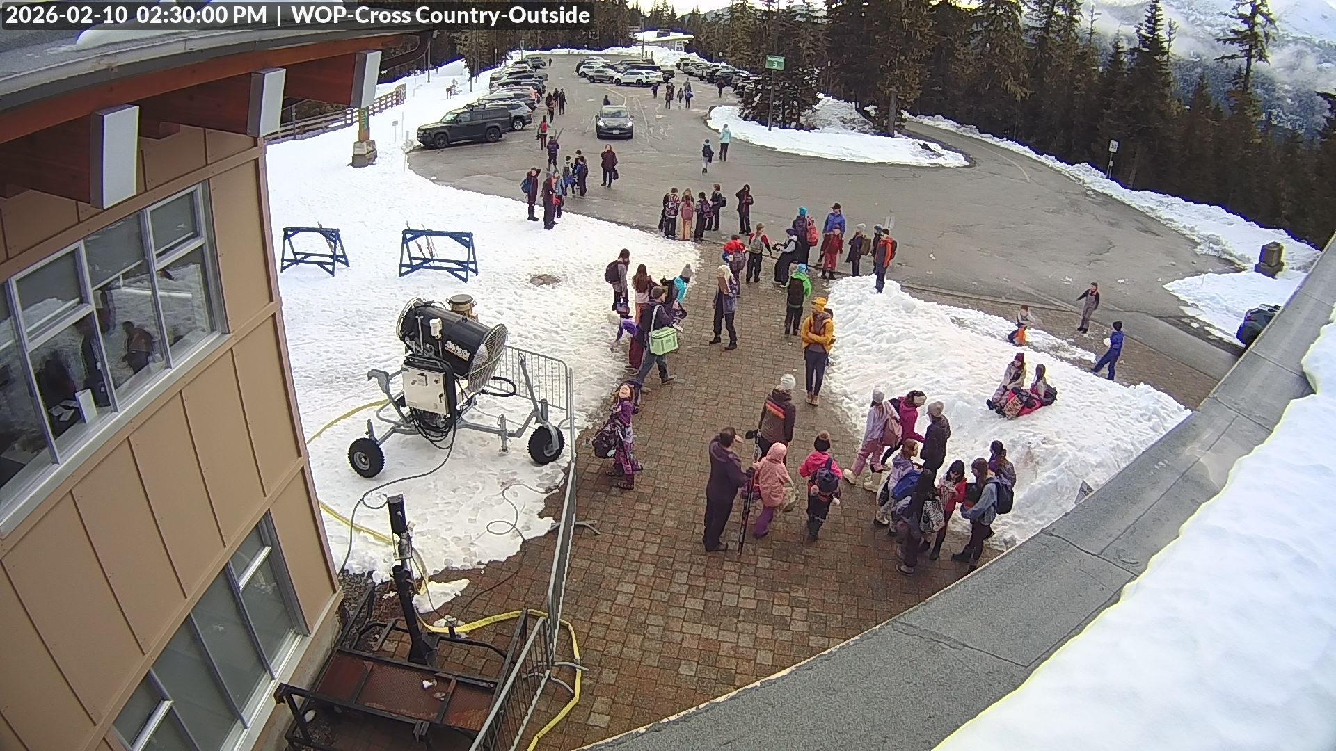 View looking South from Cross Country towards the Daylodge