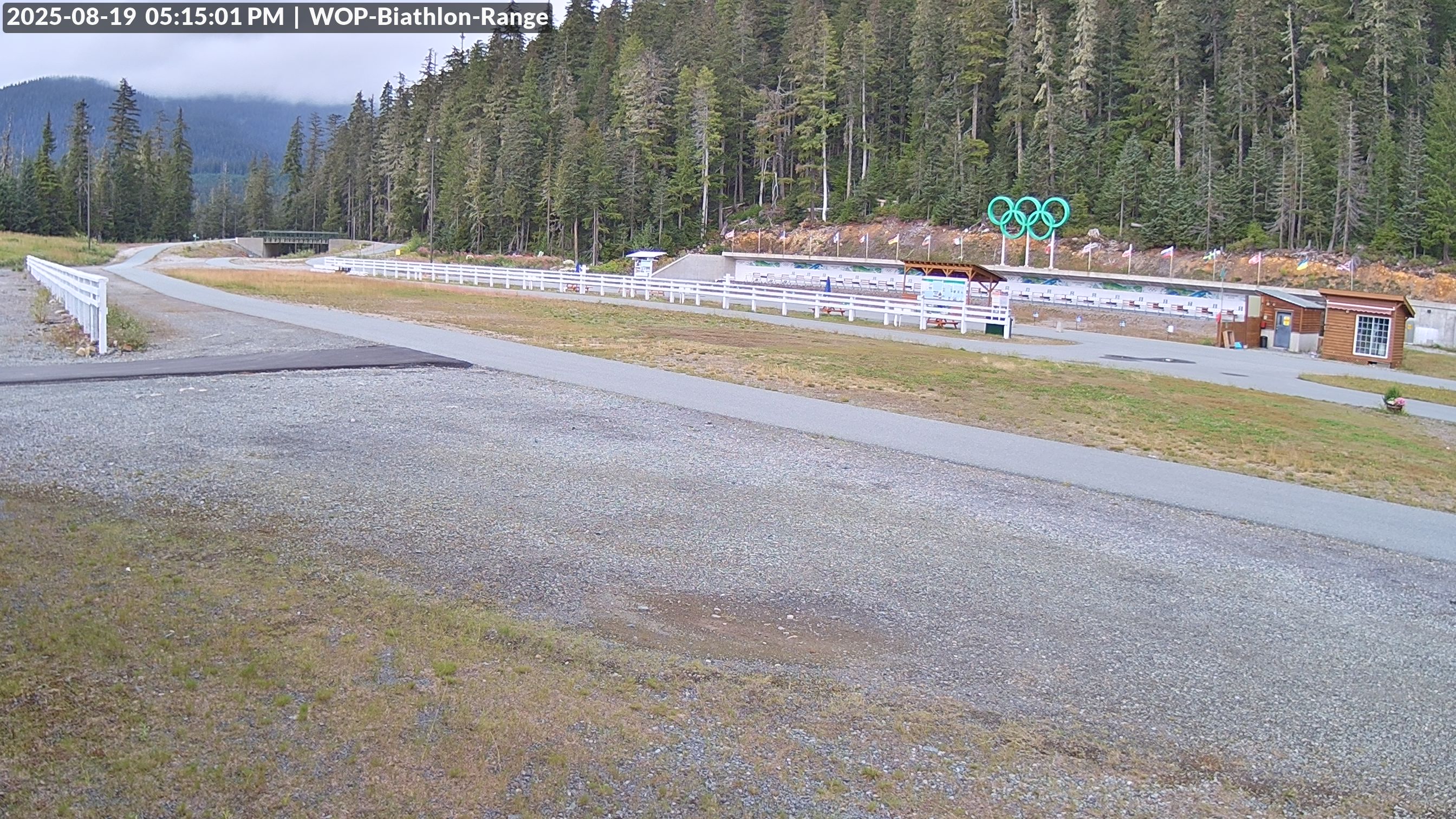 View looking North East to the Olympic Biathlon Range