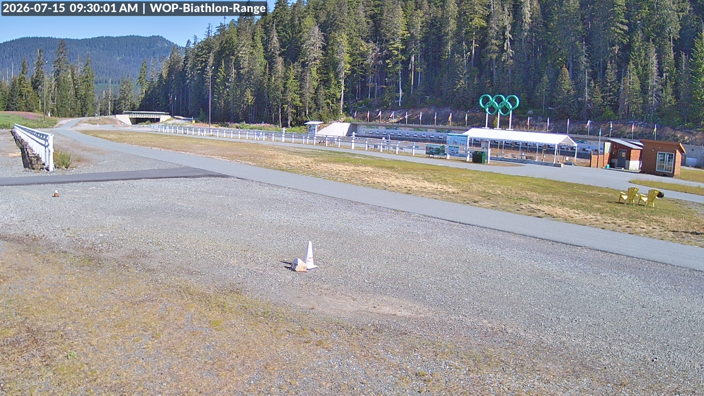 View looking North East to the Olympic Biathlon Range