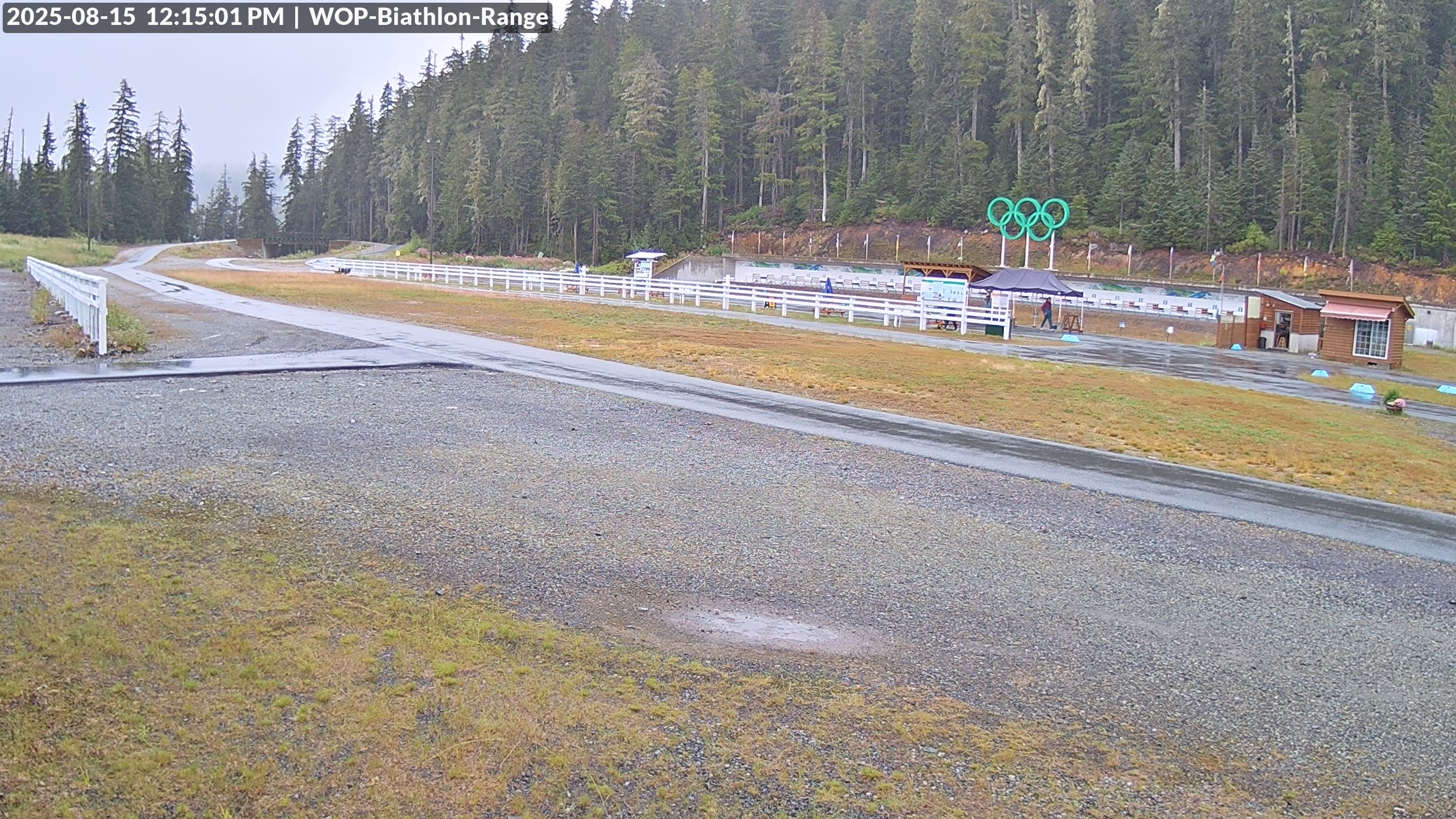 View looking North East to the Olympic Biathlon Range