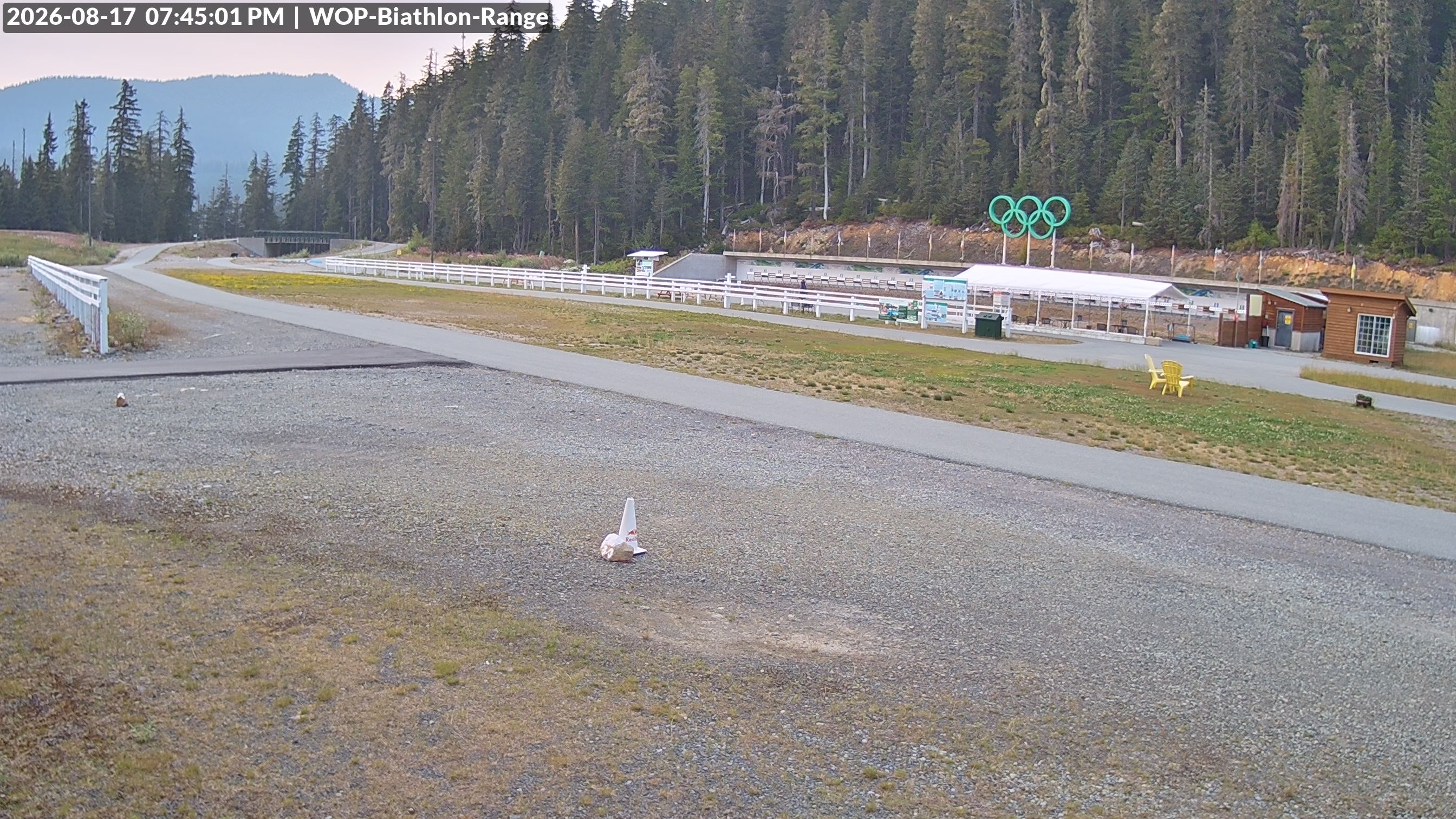 View looking North East to the Olympic Biathlon Range
