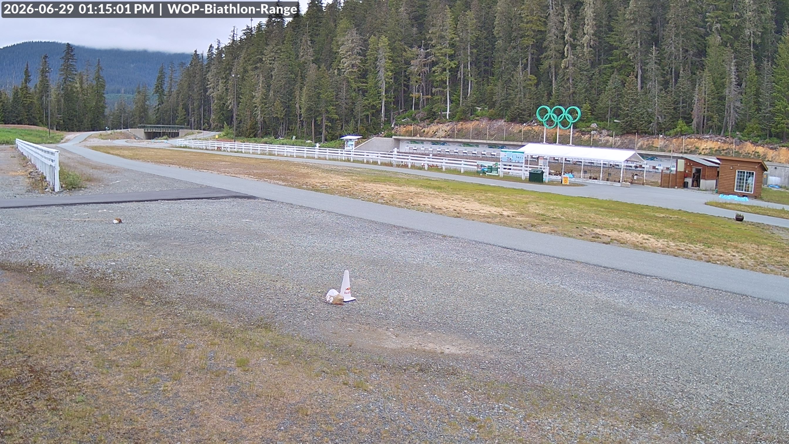 View looking North East to the Olympic Biathlon Range