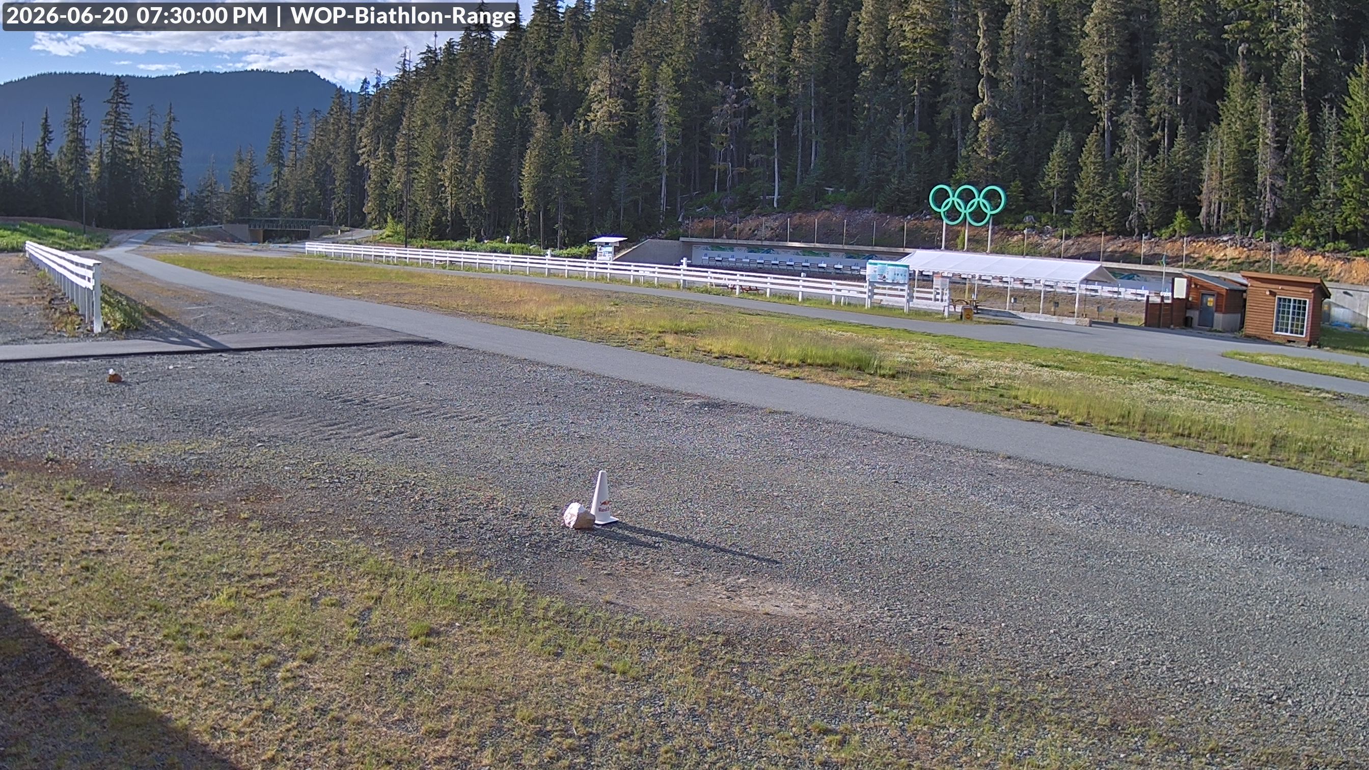 View looking North East to the Olympic Biathlon Range