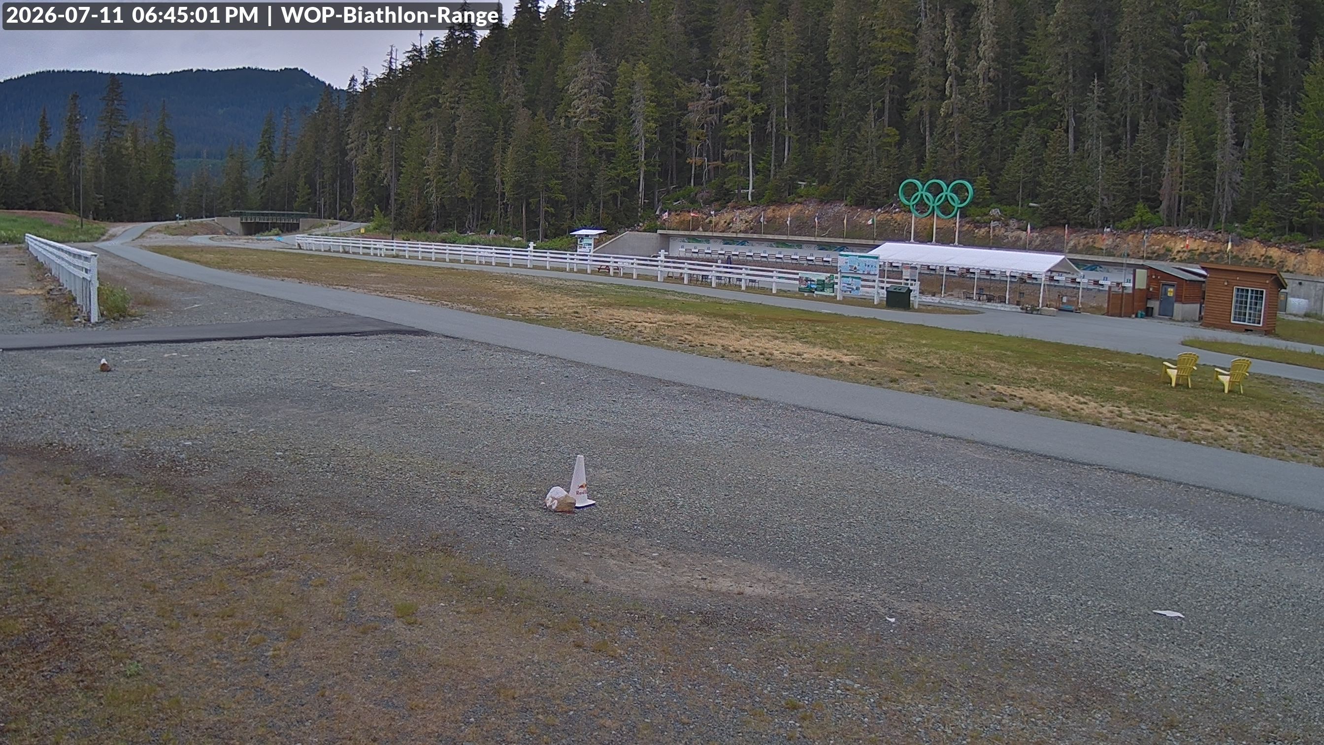 View looking North East to the Olympic Biathlon Range