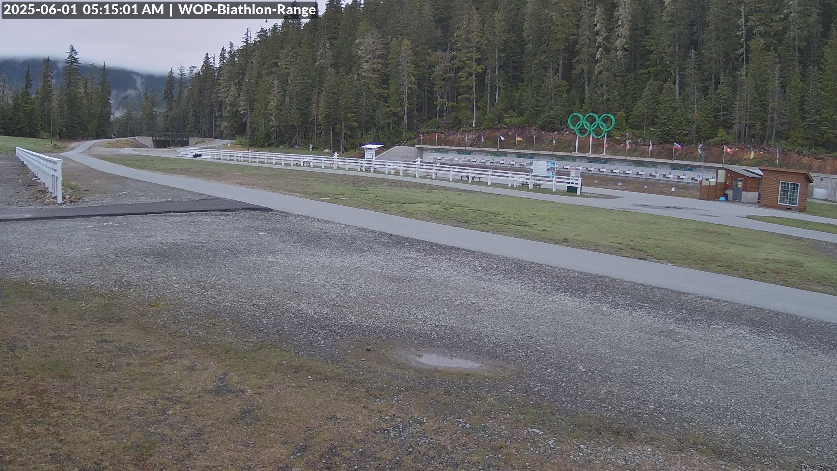 View looking North East to the Olympic Biathlon Range
