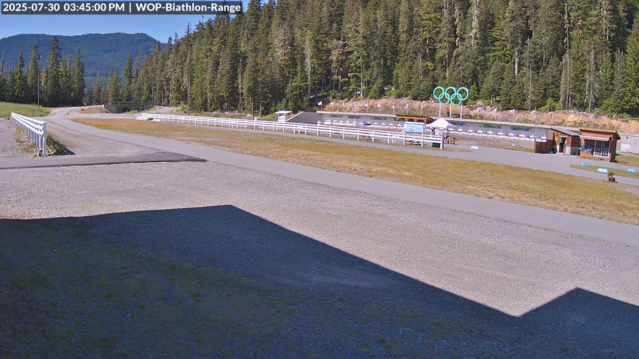 View looking North East to the Olympic Biathlon Range