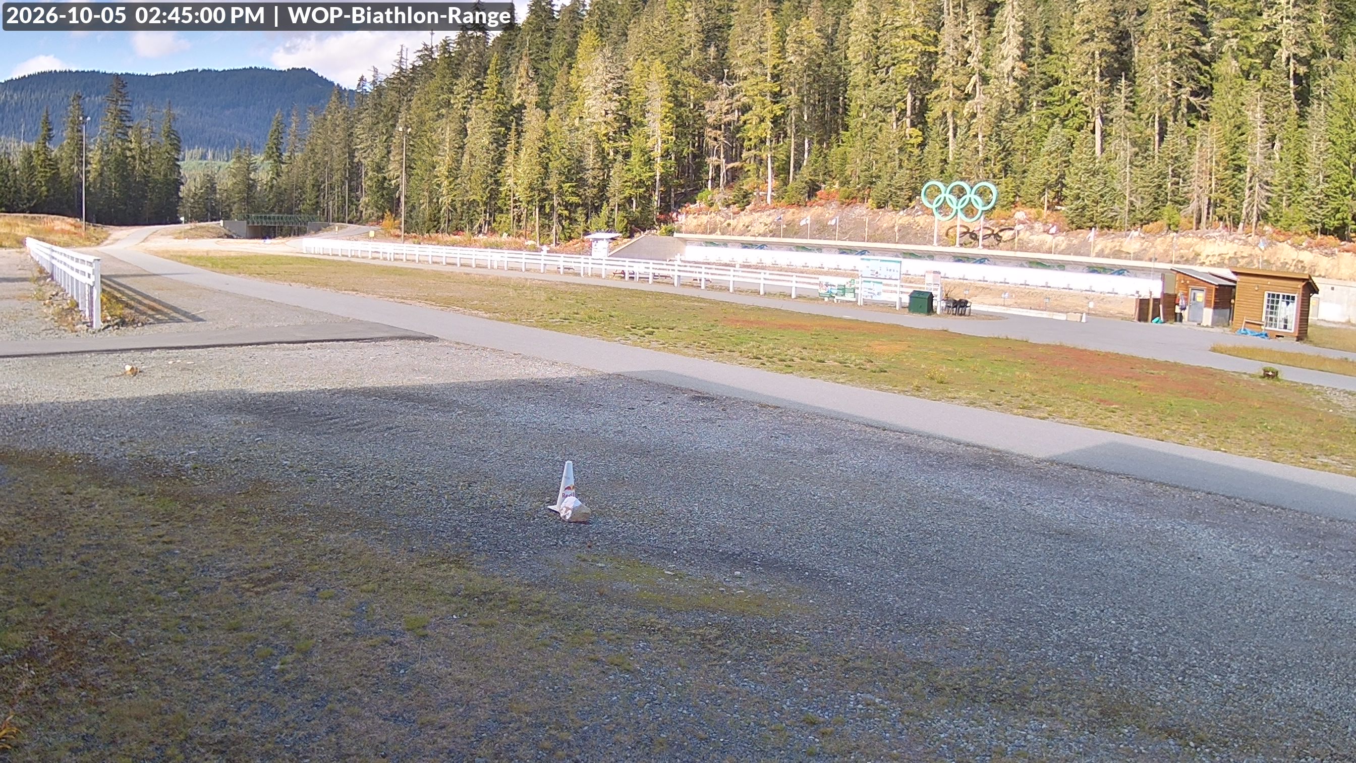 View looking North East to the Olympic Biathlon Range