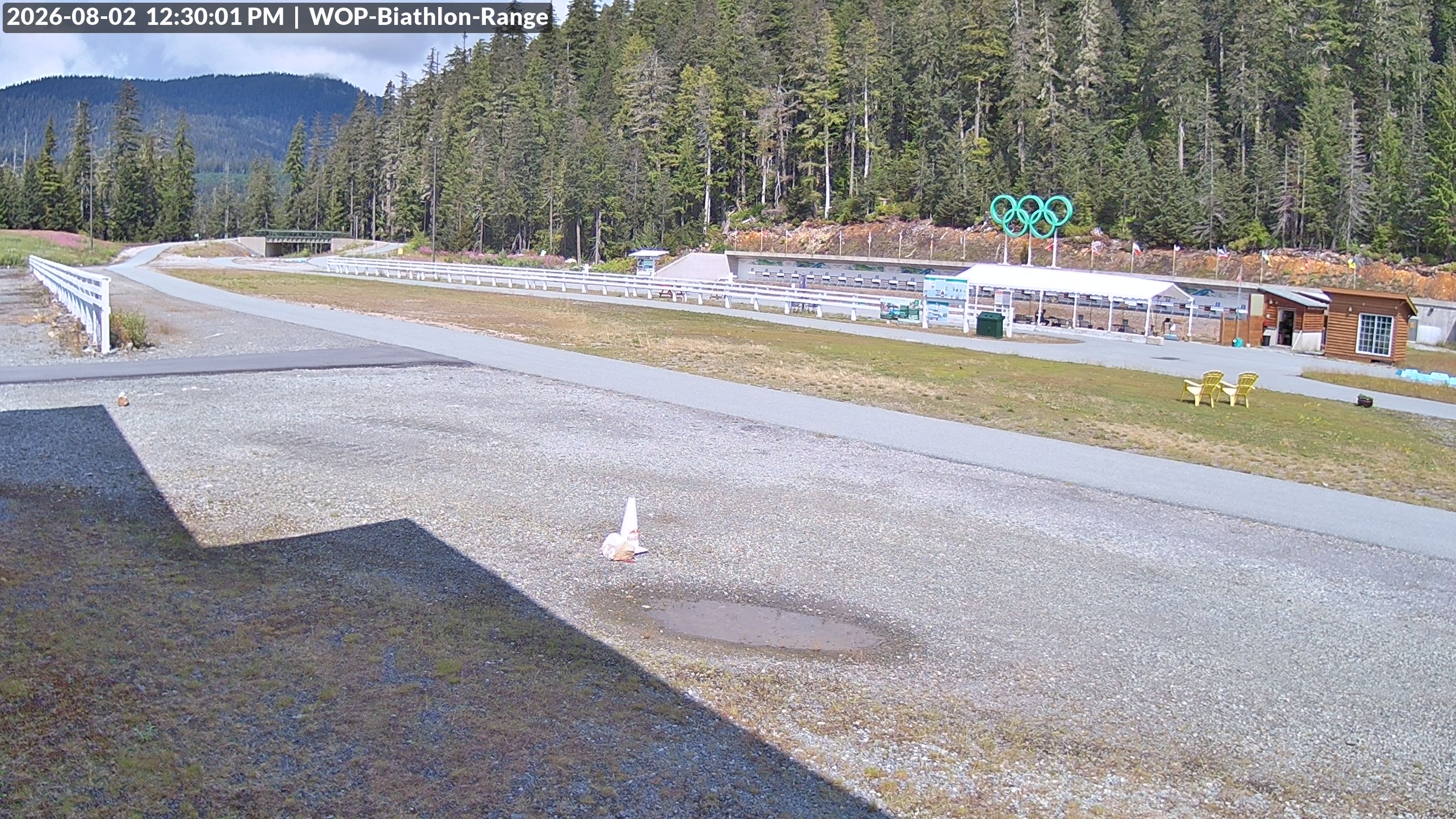 View looking North East to the Olympic Biathlon Range