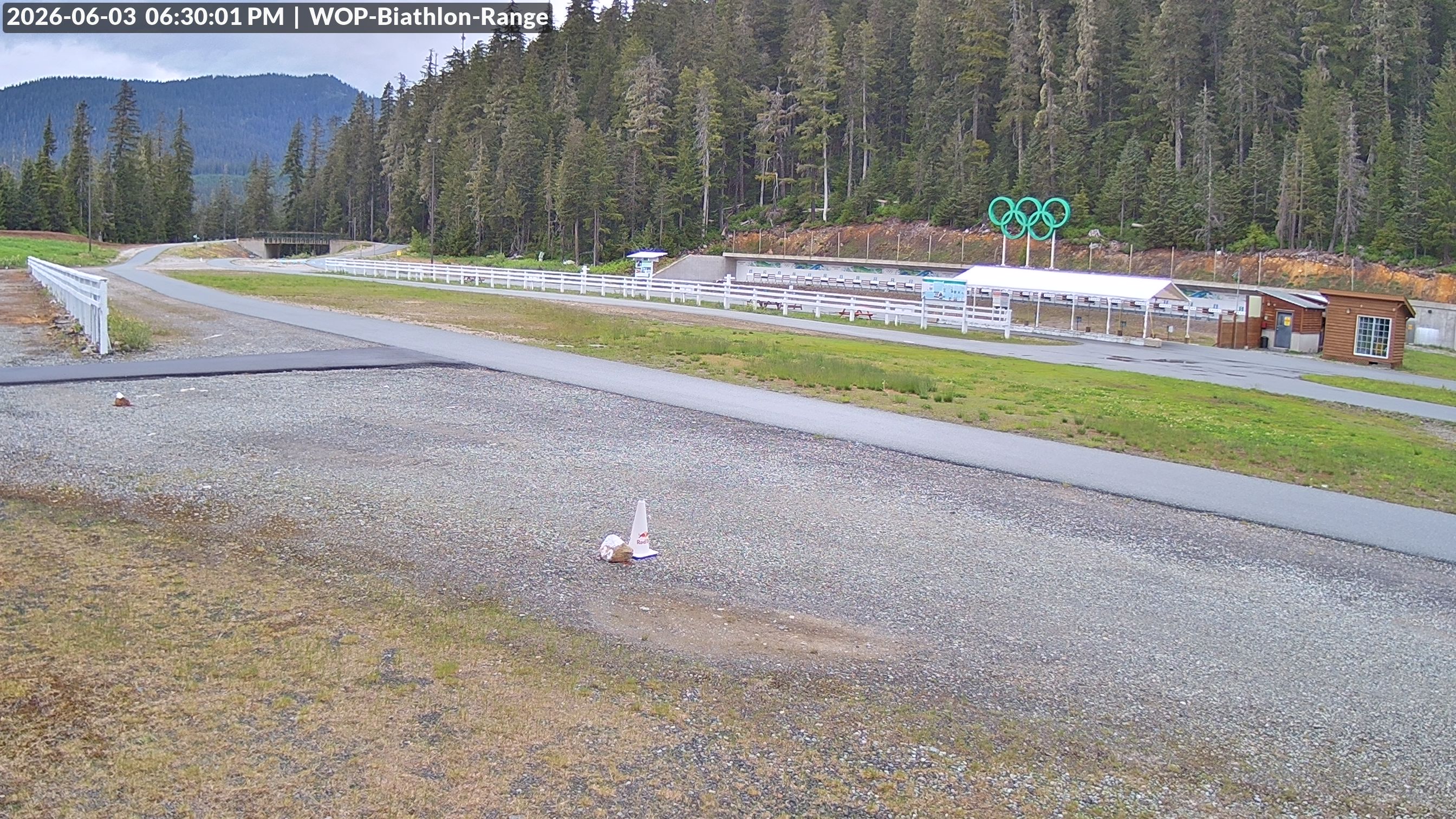View looking North East to the Olympic Biathlon Range