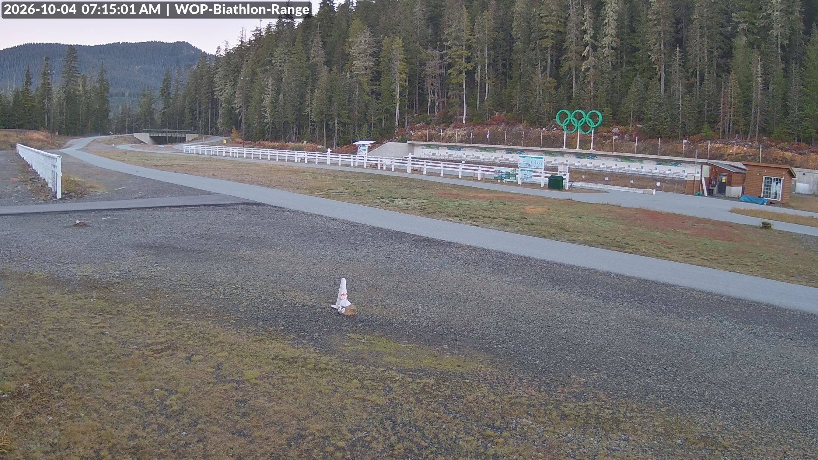 View looking North East to the Olympic Biathlon Range