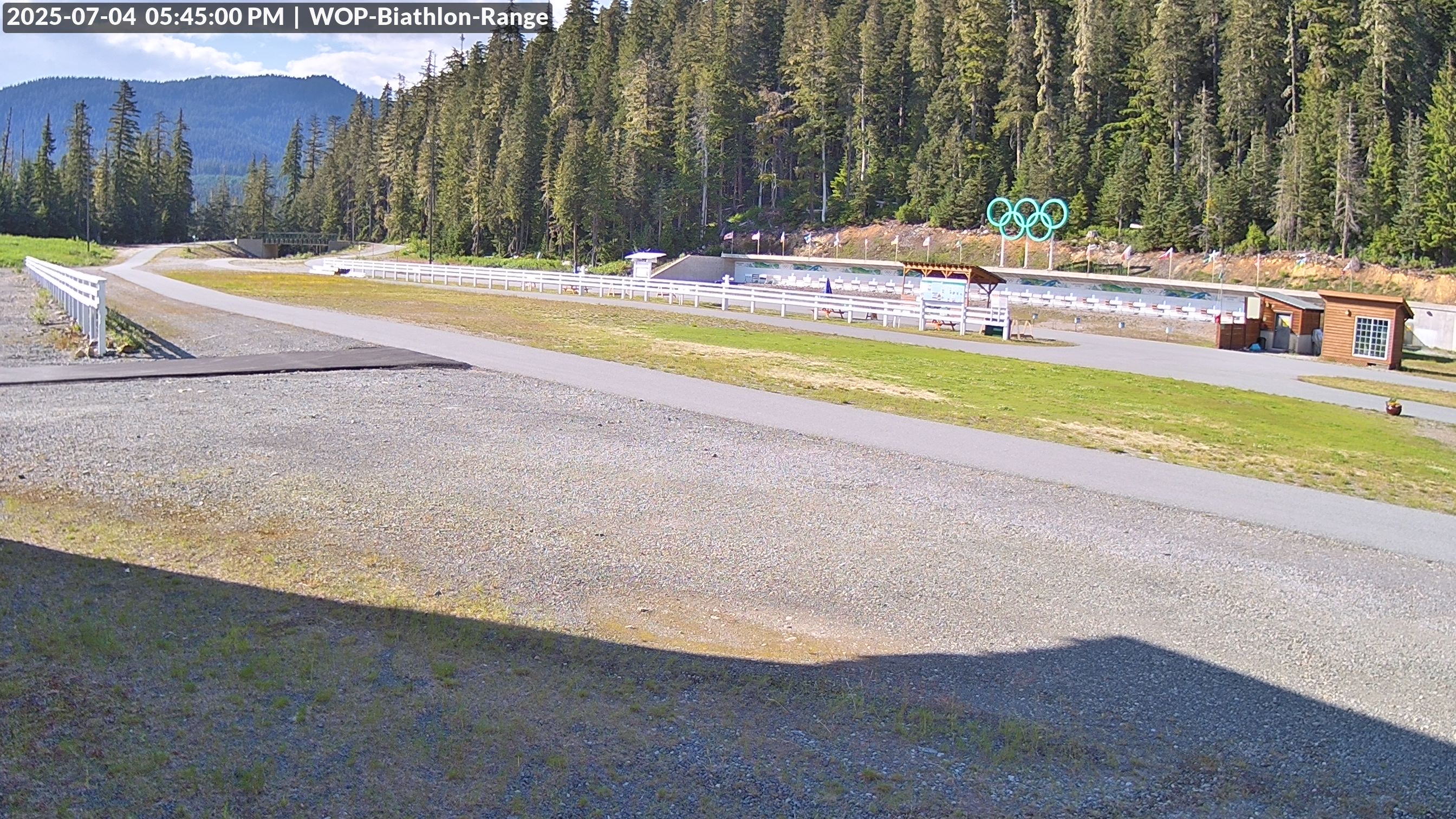 View looking North East to the Olympic Biathlon Range