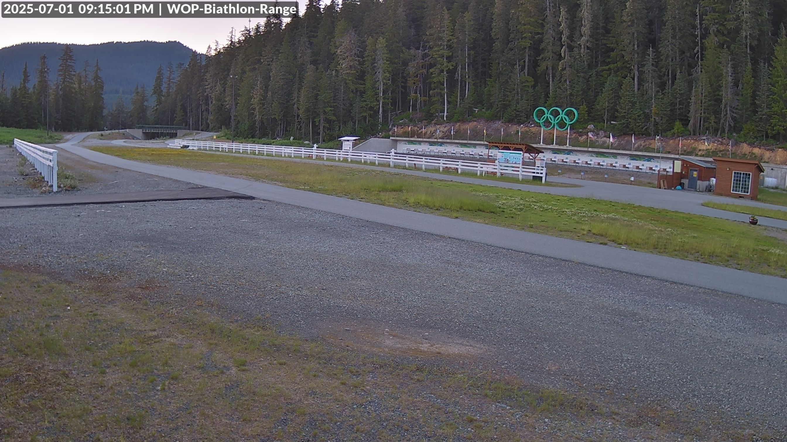 View looking North East to the Olympic Biathlon Range