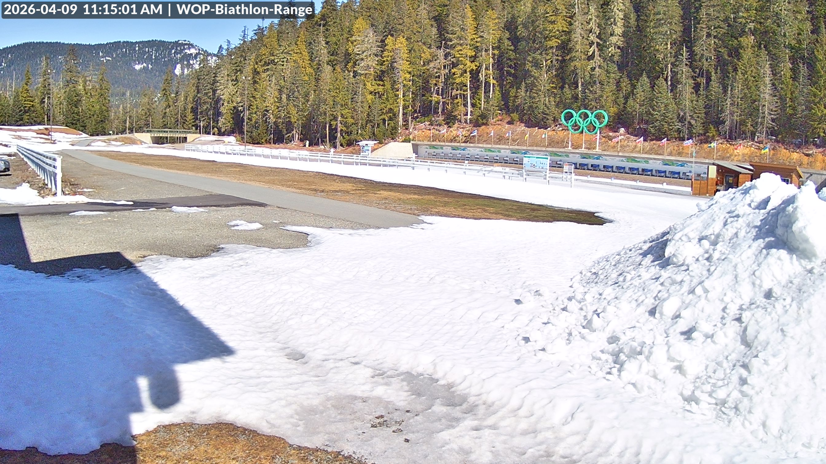 View looking North East to the Olympic Biathlon Range