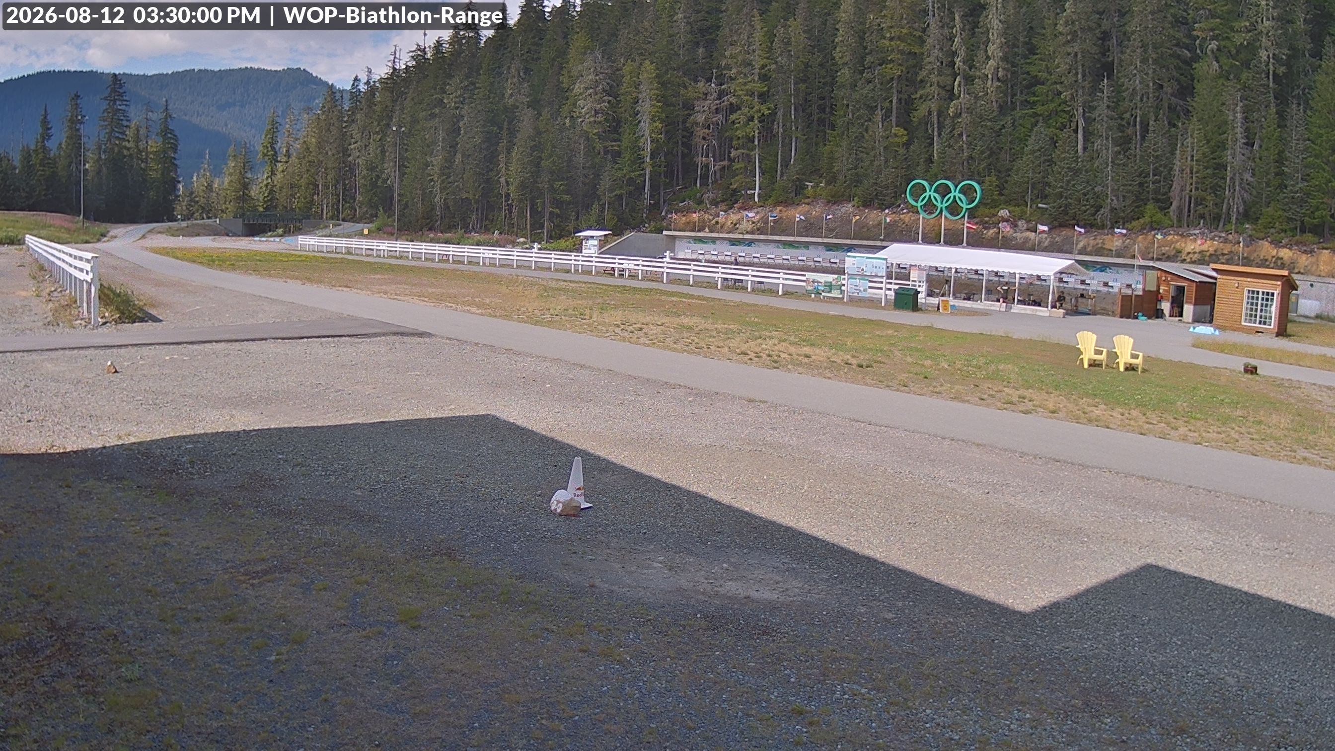 View looking North East to the Olympic Biathlon Range