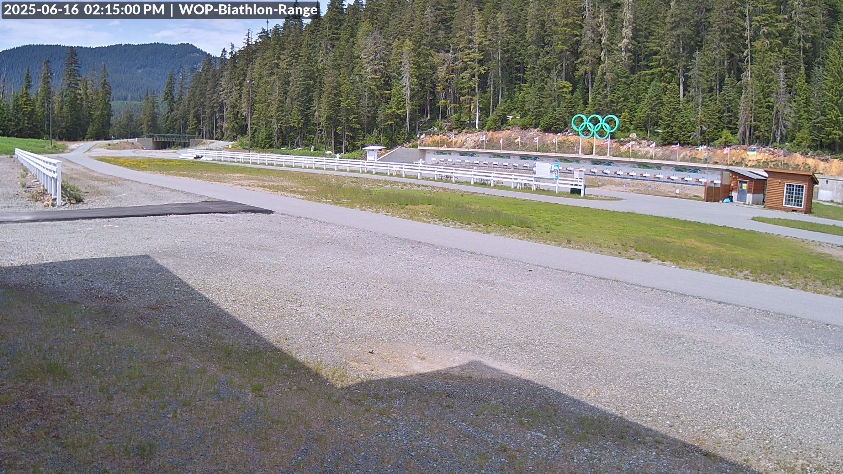 View looking North East to the Olympic Biathlon Range