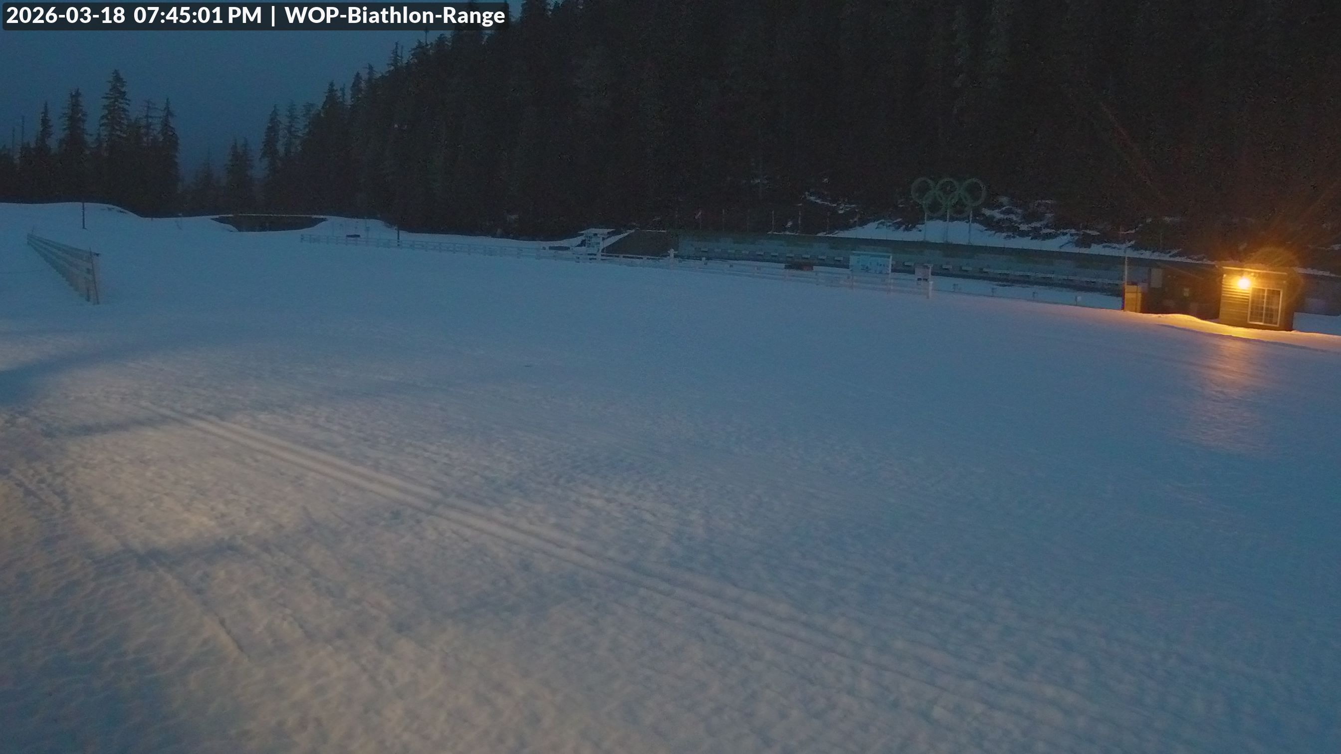 View looking North East to the Olympic Biathlon Range