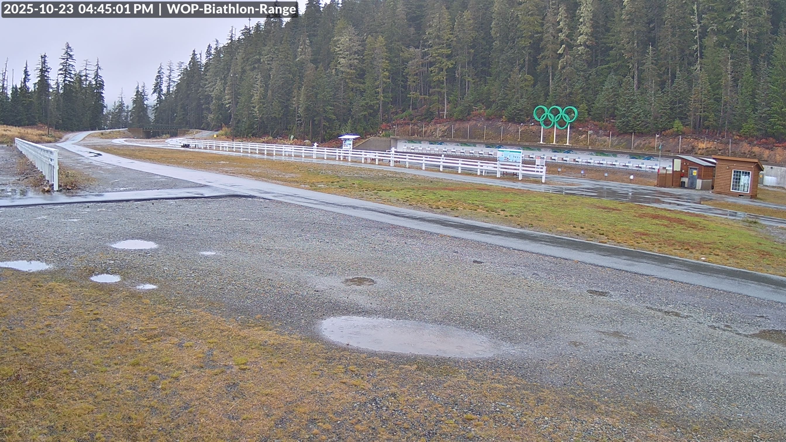 View looking North East to the Olympic Biathlon Range