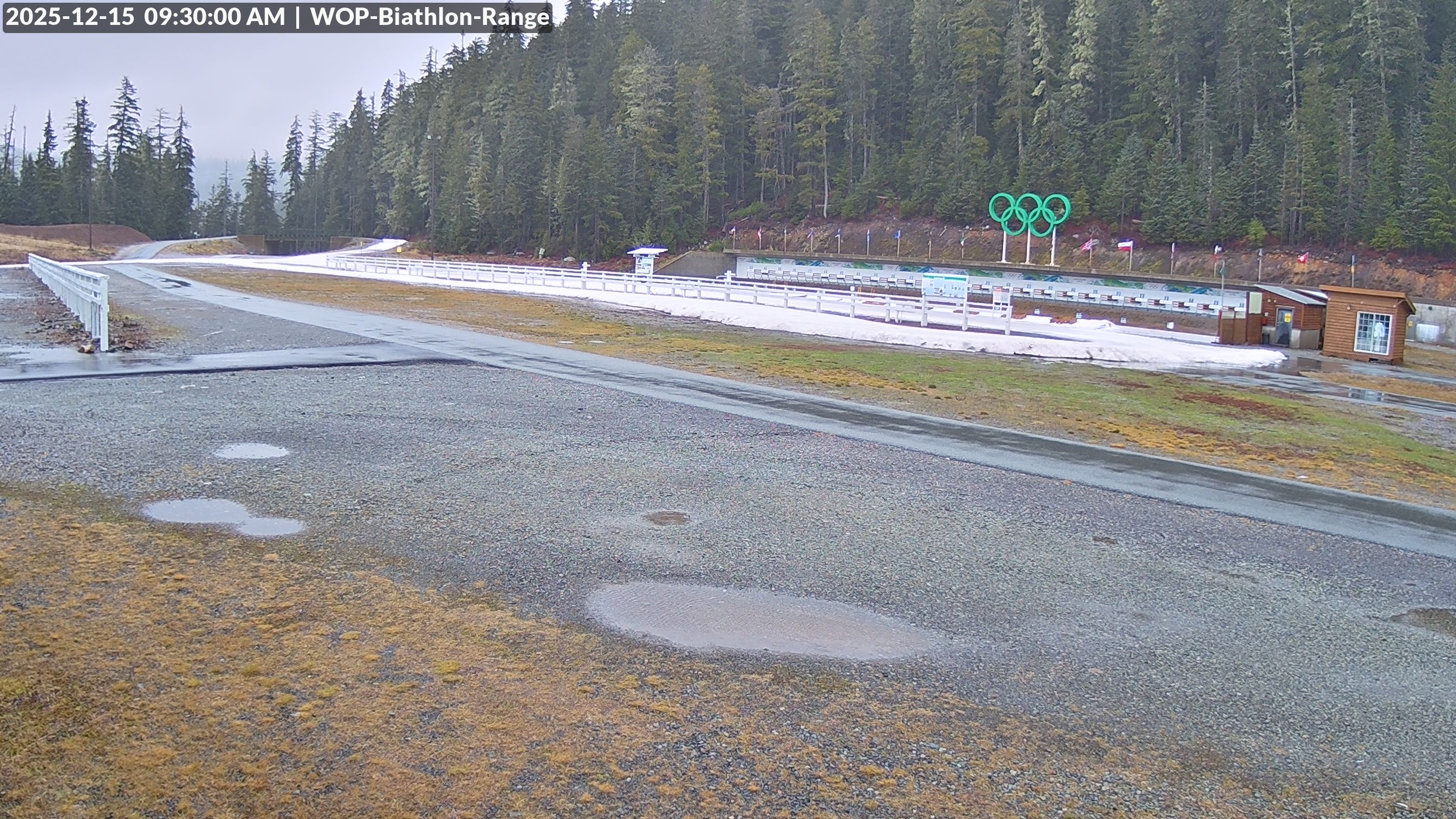 View looking North East to the Olympic Biathlon Range