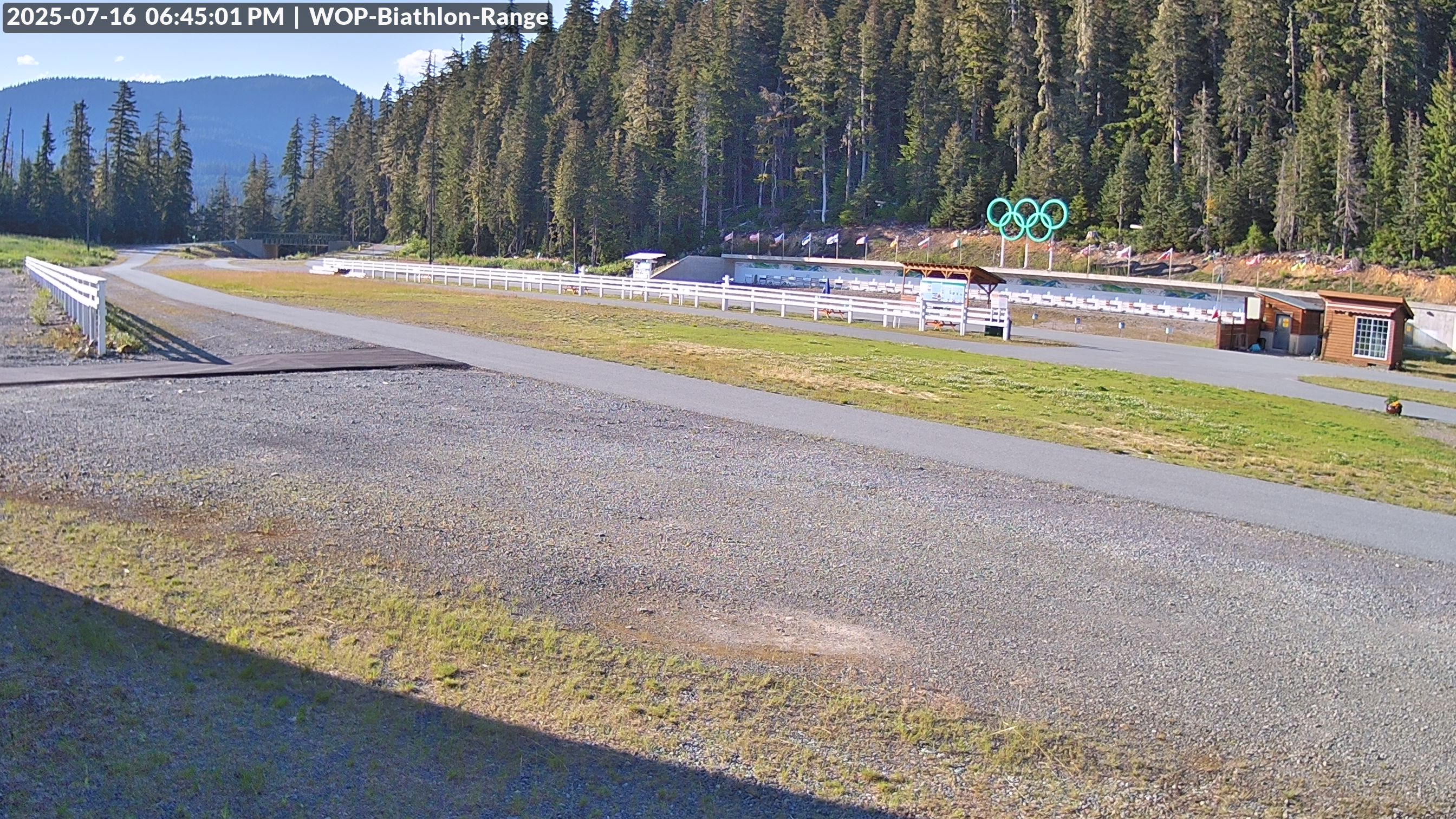 View looking North East to the Olympic Biathlon Range