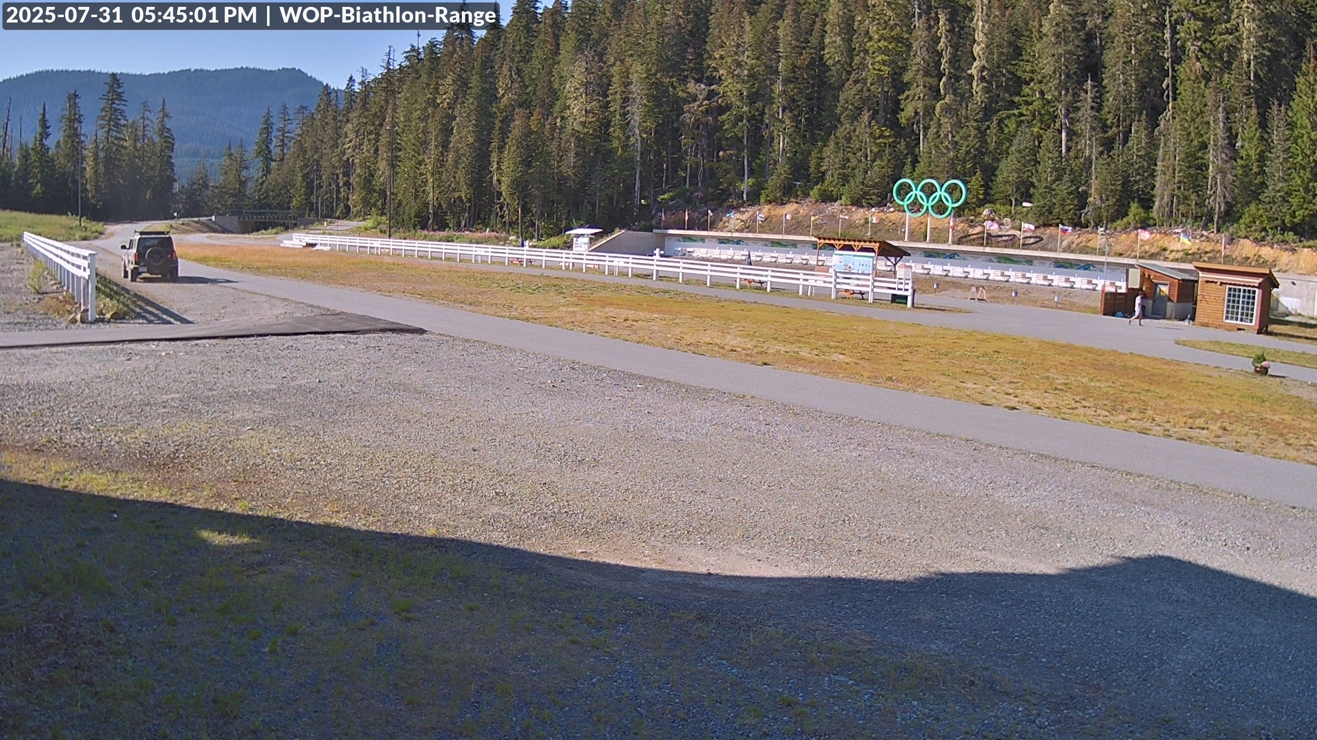 View looking North East to the Olympic Biathlon Range