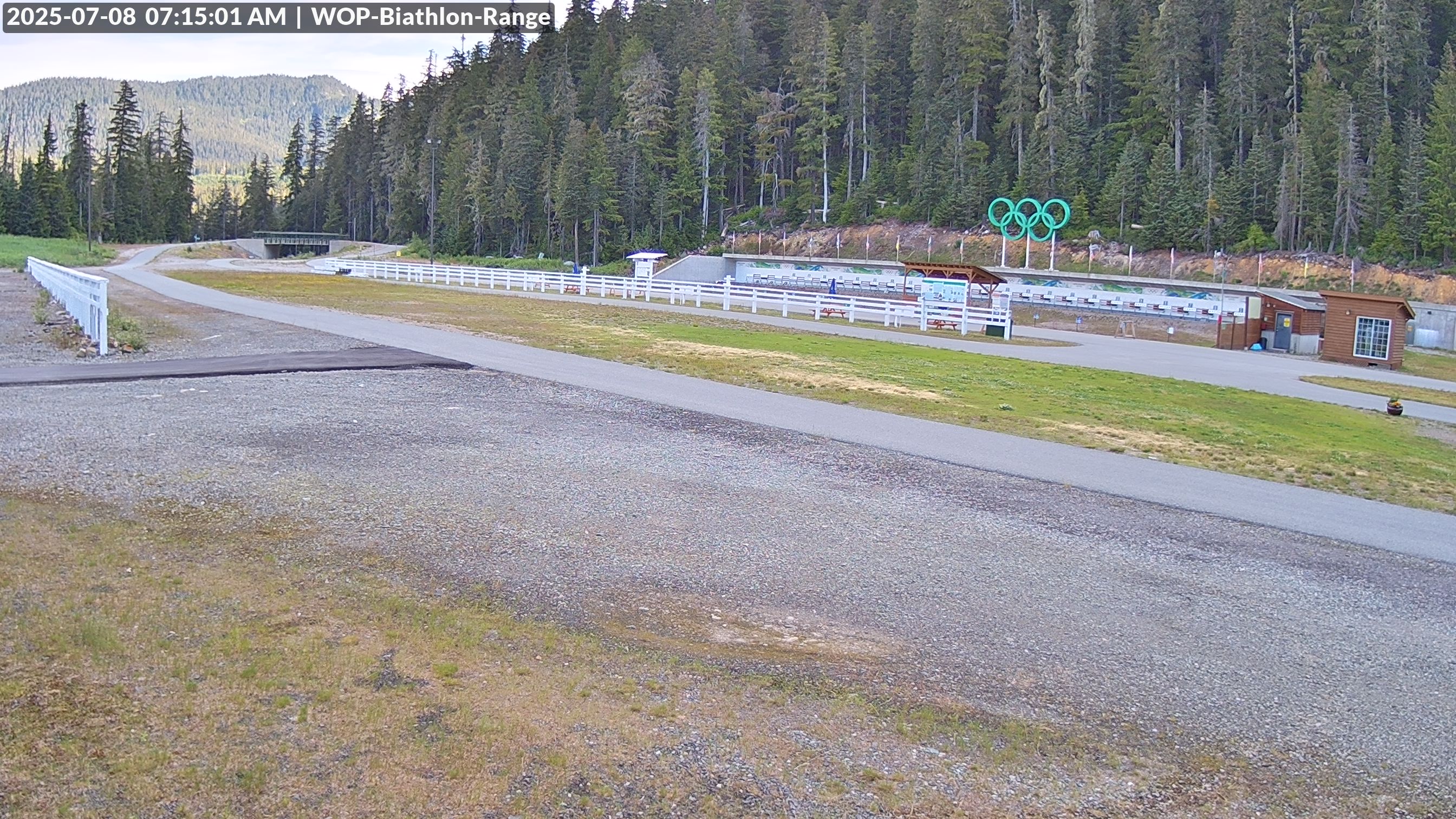 View looking North East to the Olympic Biathlon Range