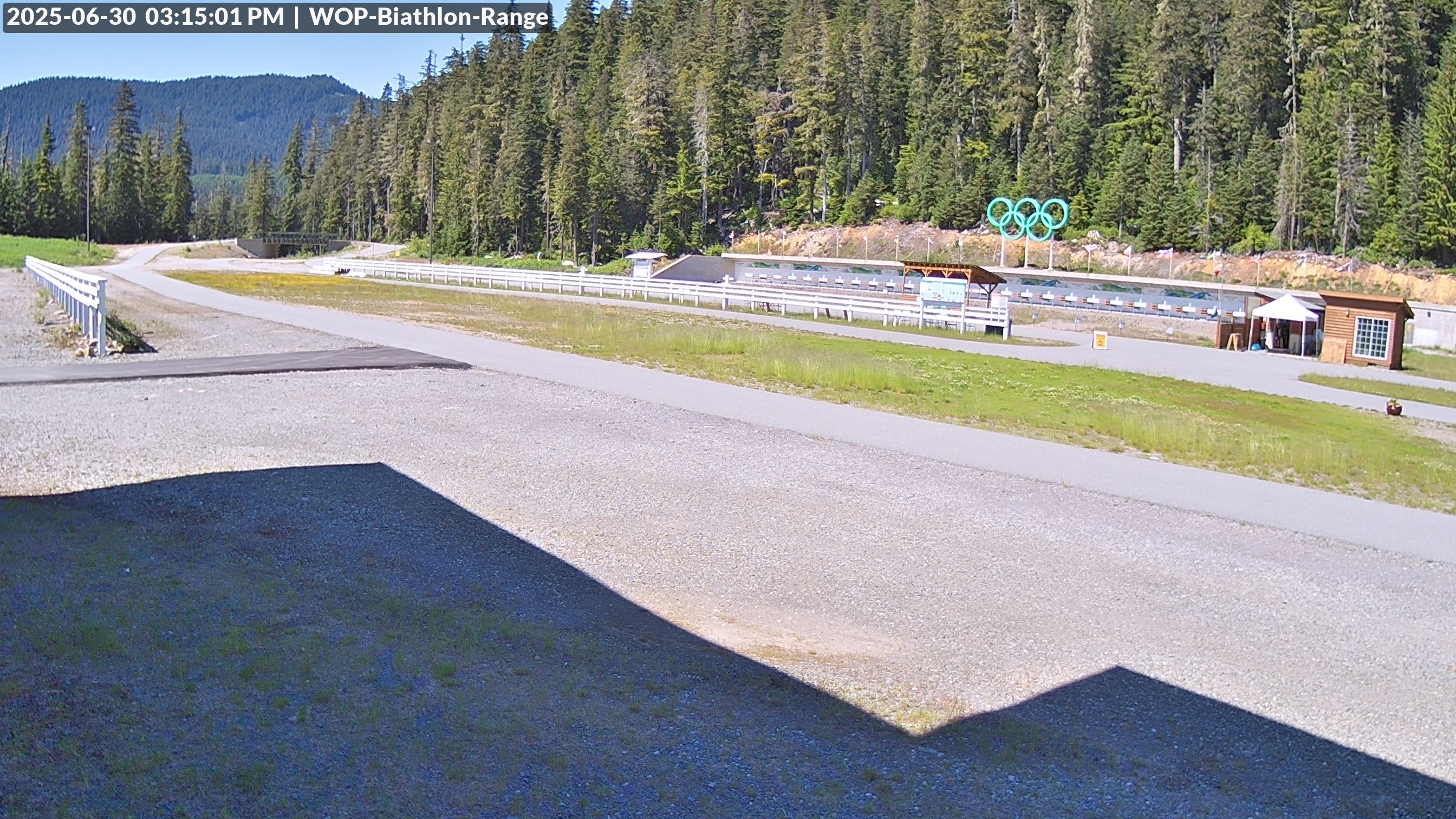 View looking North East to the Olympic Biathlon Range