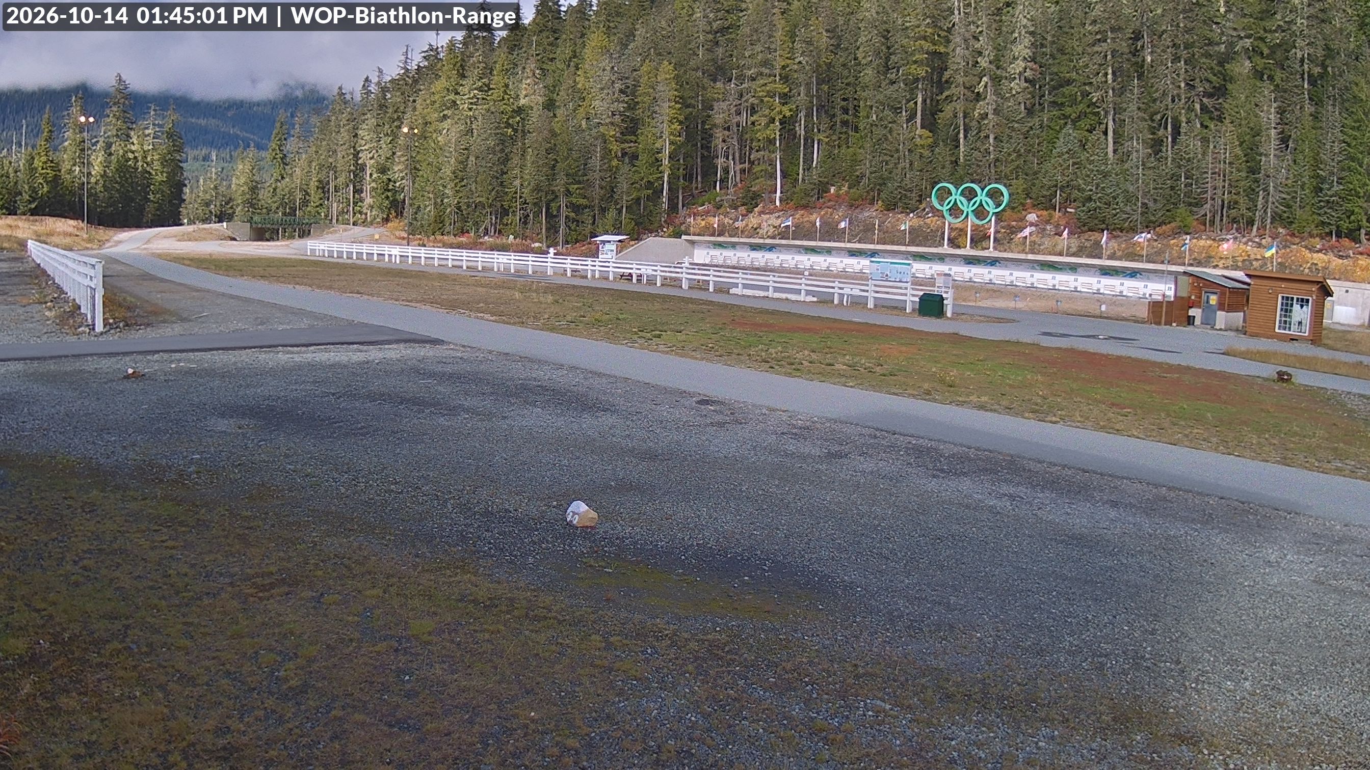 View looking North East to the Olympic Biathlon Range