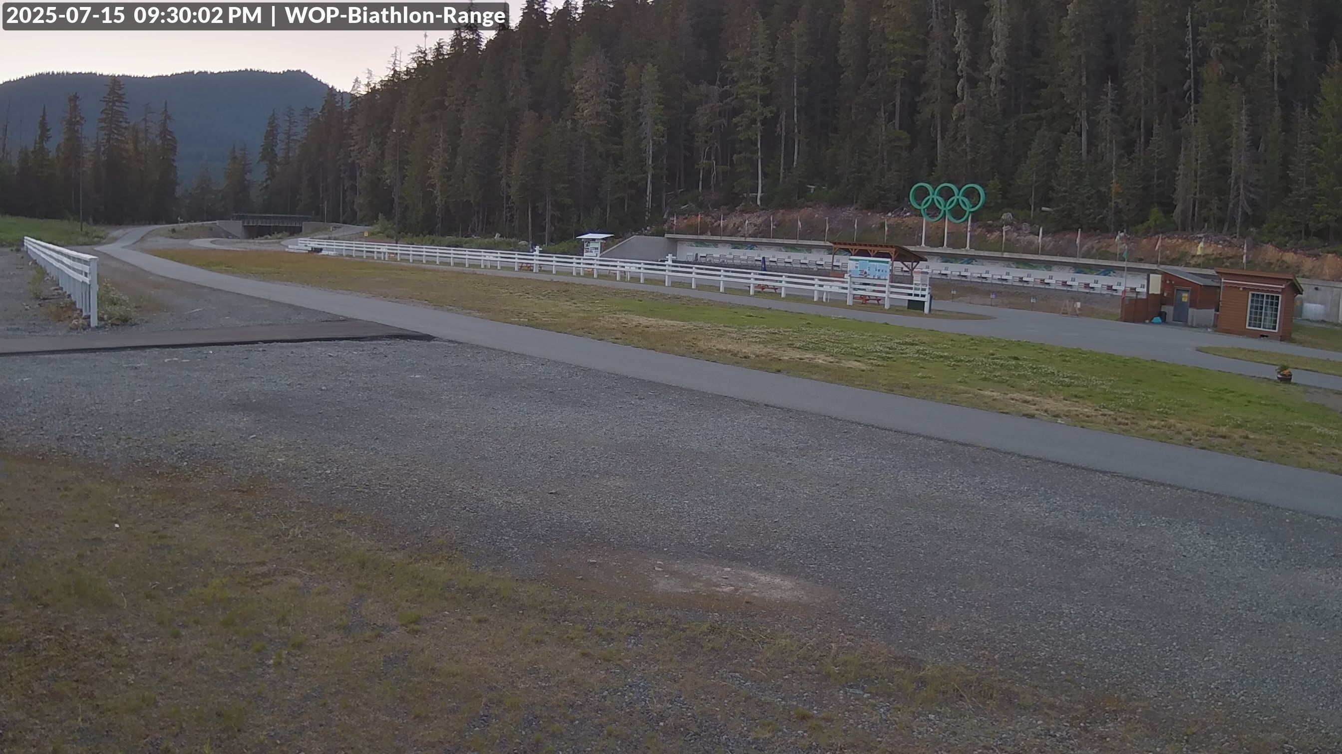 View looking North East to the Olympic Biathlon Range