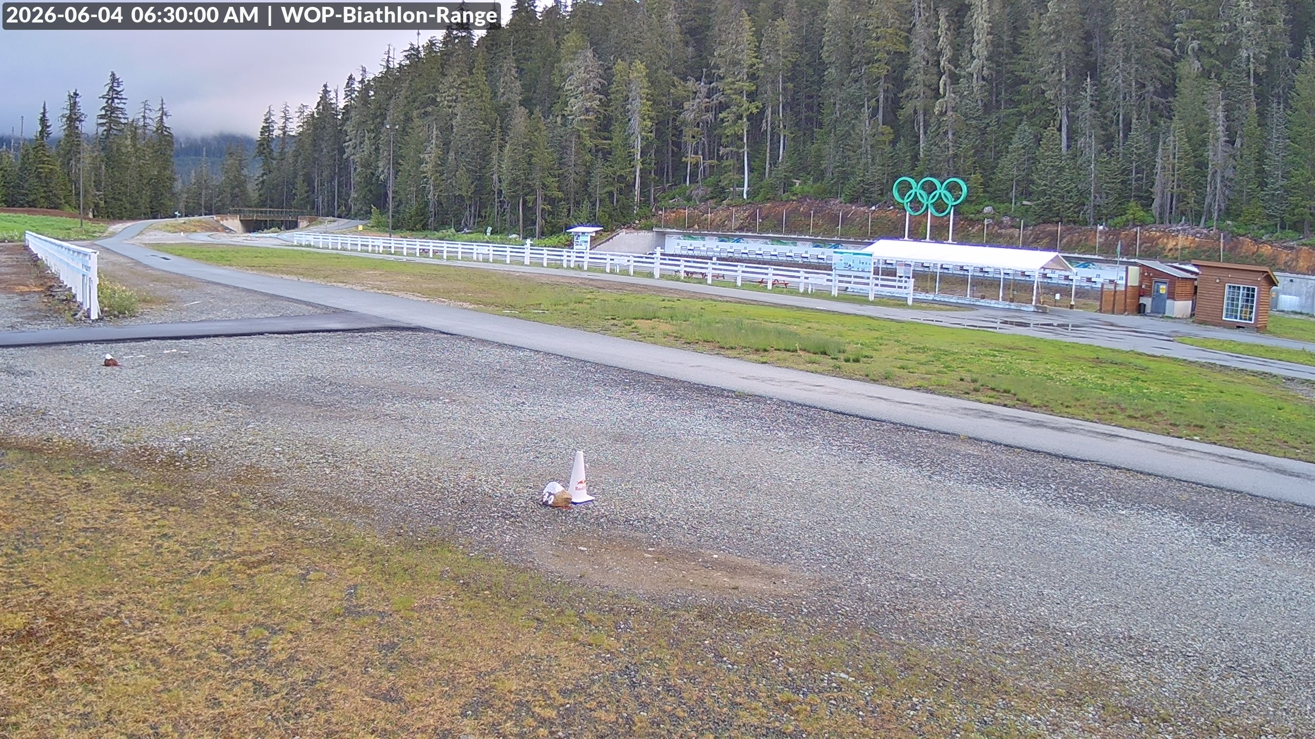 View looking North East to the Olympic Biathlon Range