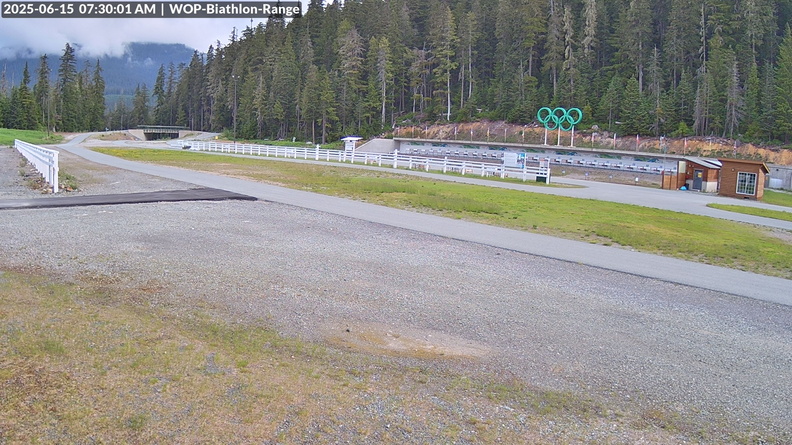 View looking North East to the Olympic Biathlon Range