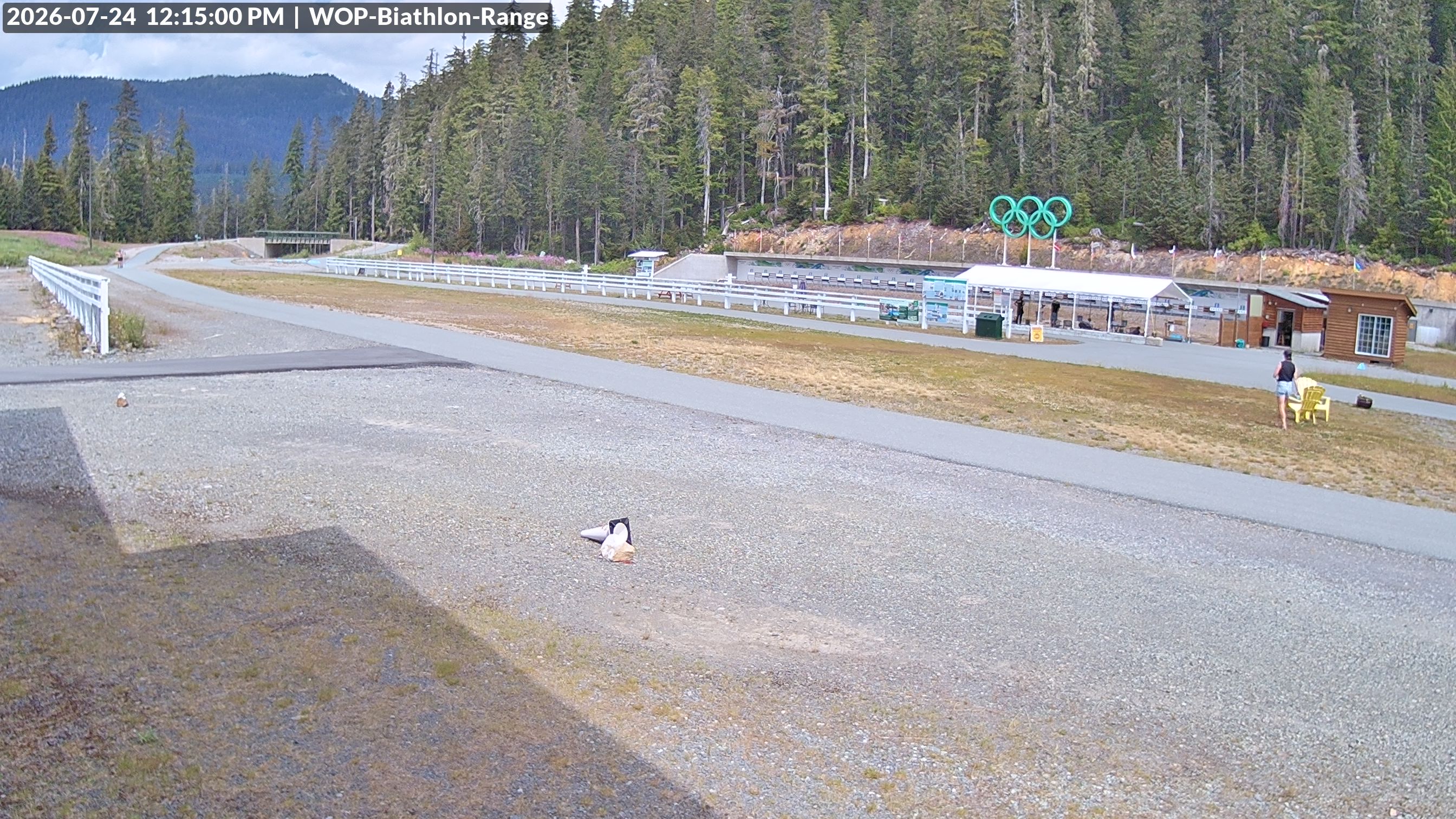 View looking North East to the Olympic Biathlon Range