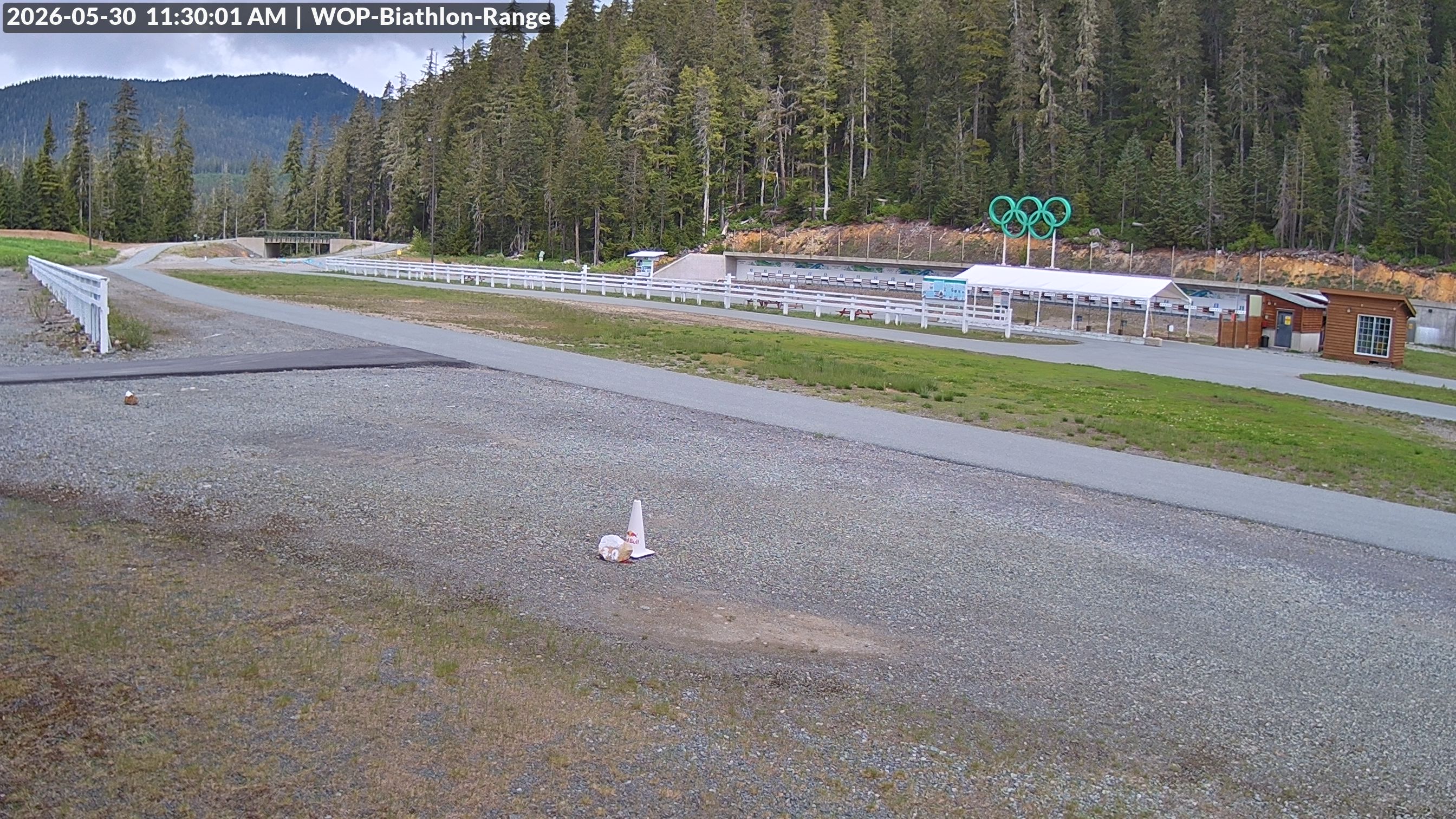 View looking North East to the Olympic Biathlon Range