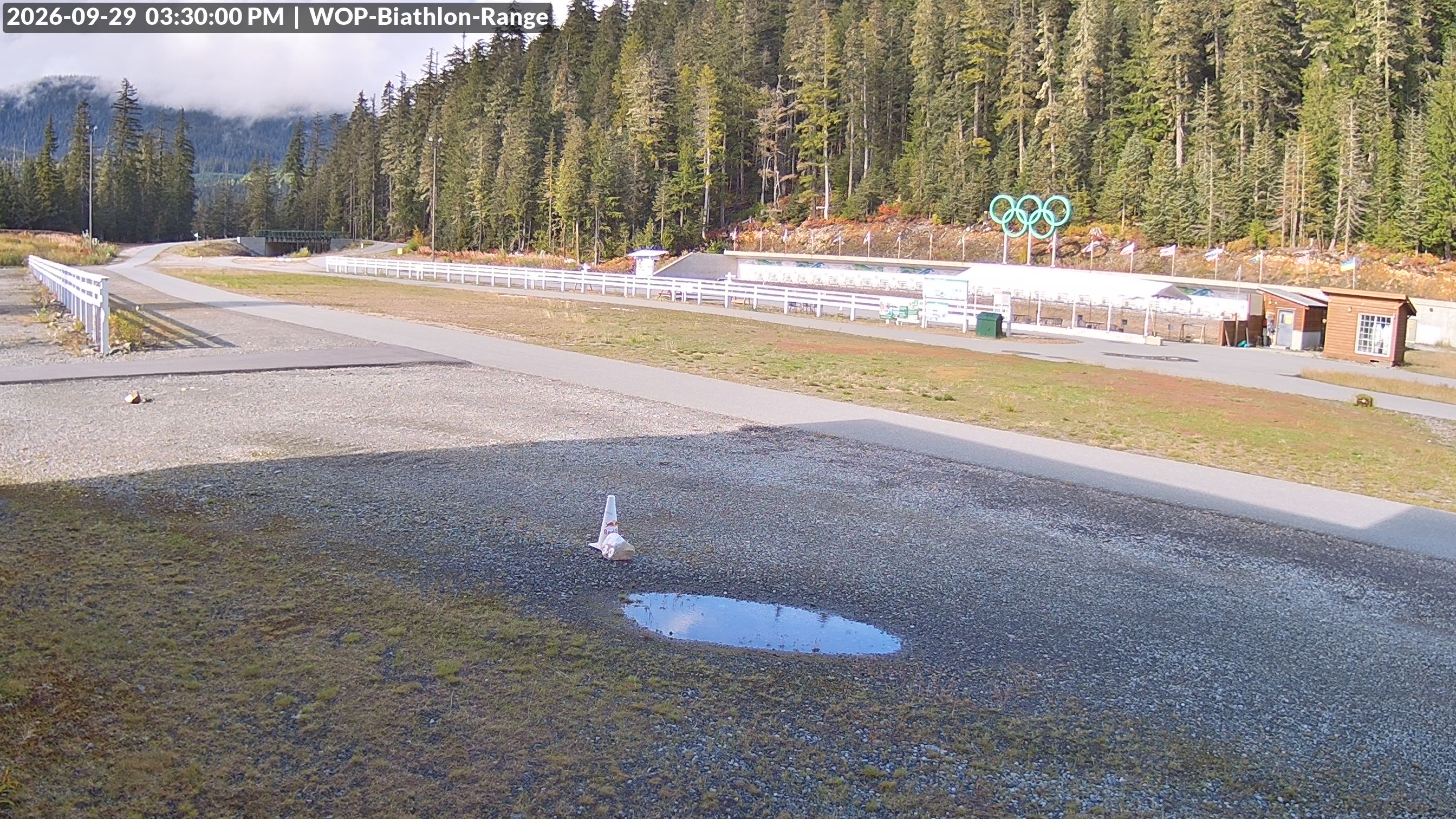 View looking North East to the Olympic Biathlon Range
