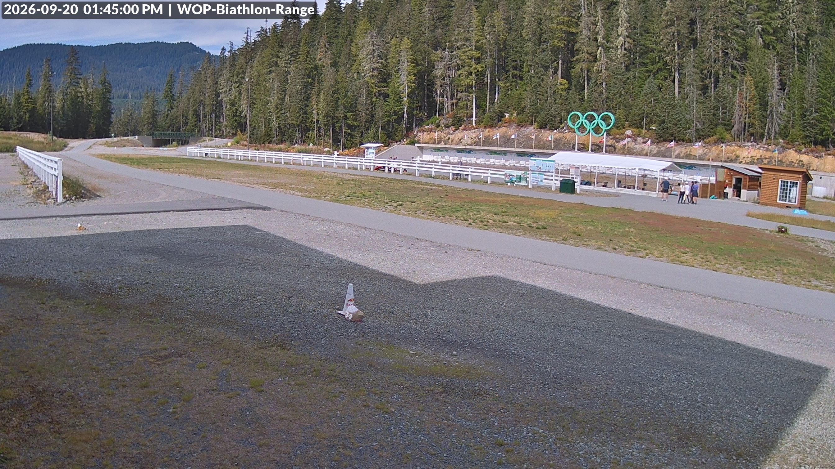 View looking North East to the Olympic Biathlon Range