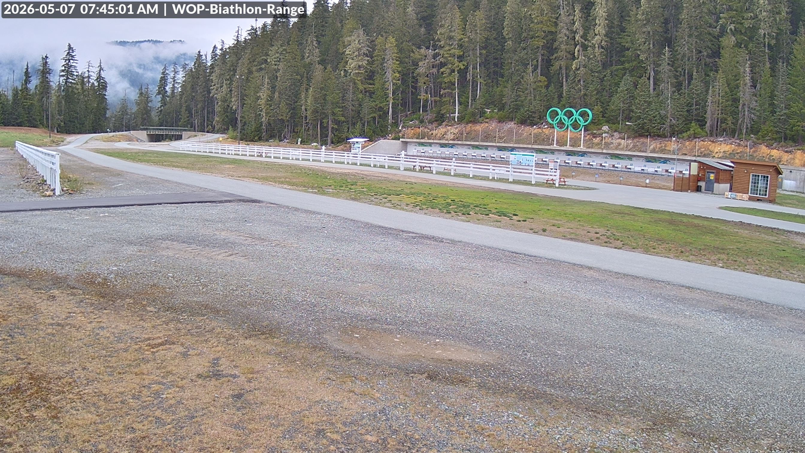 View looking North East to the Olympic Biathlon Range