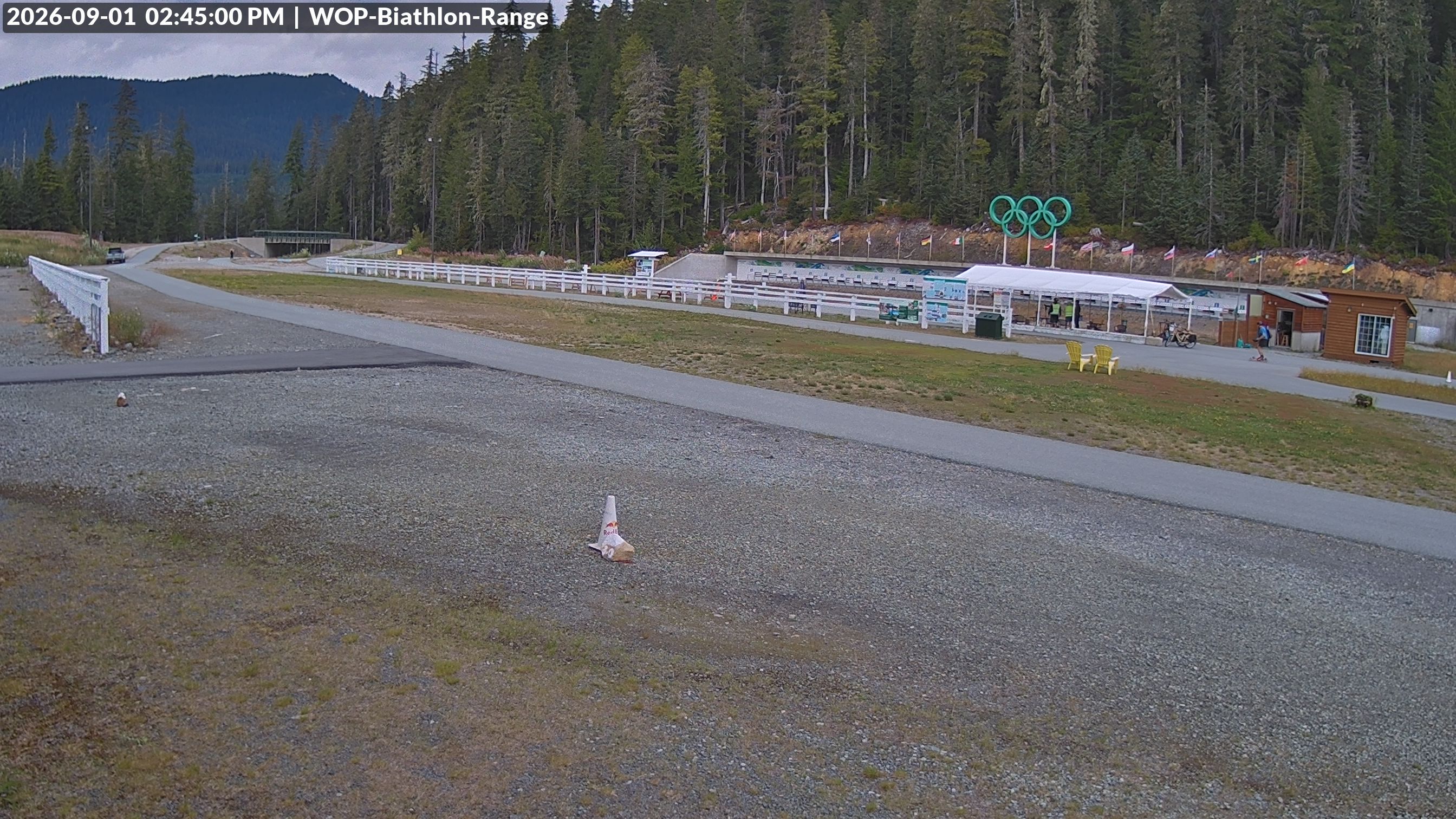 View looking North East to the Olympic Biathlon Range