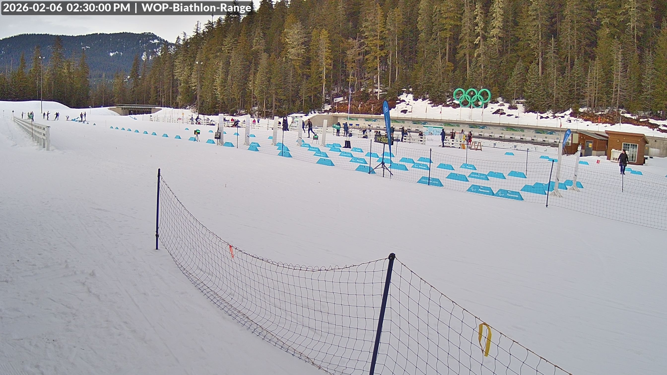 View looking North East to the Olympic Biathlon Range
