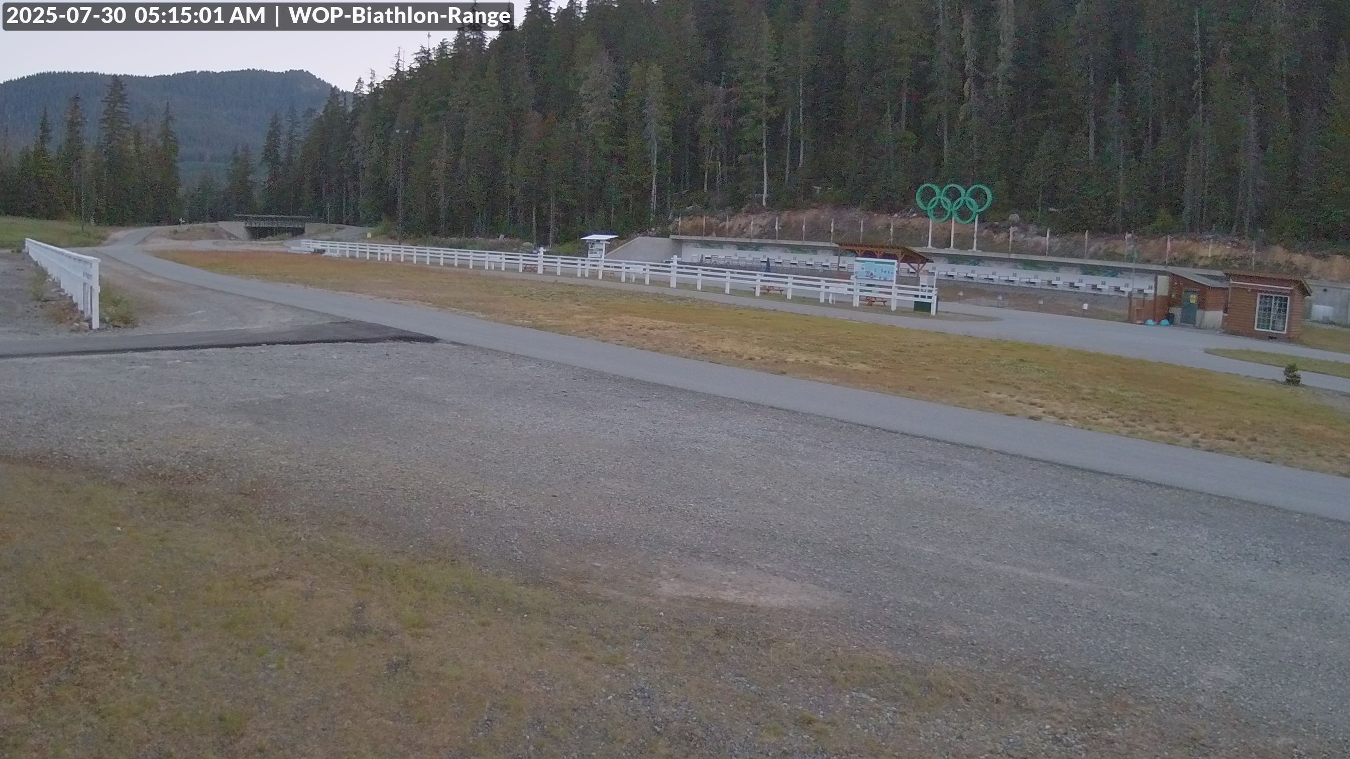 View looking North East to the Olympic Biathlon Range